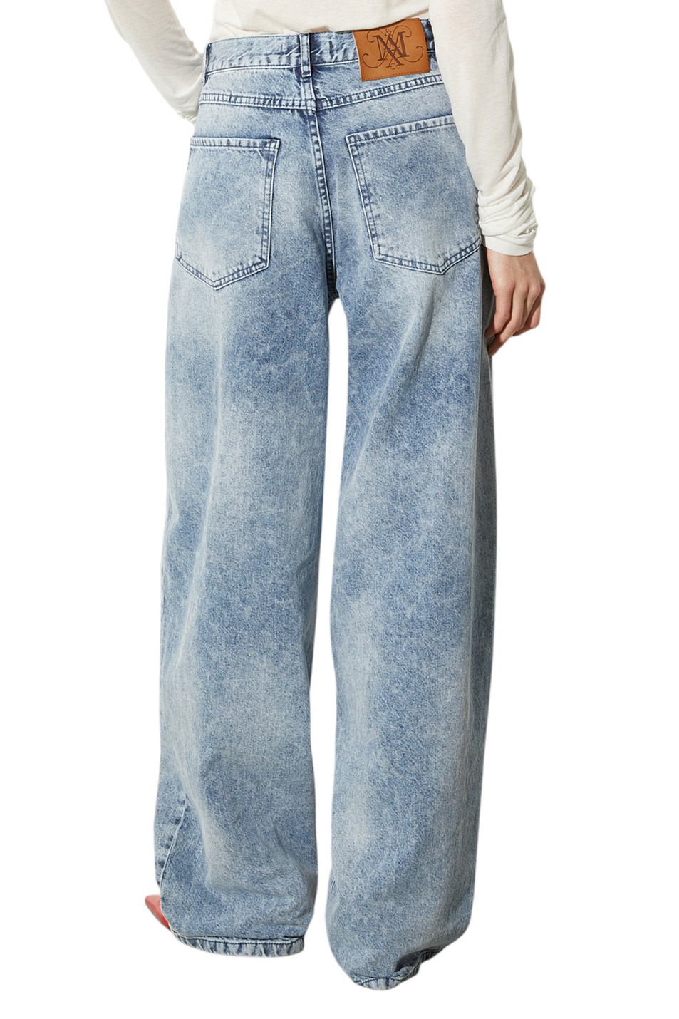 Джинсы ESTRO из хлопка|Основной цвет:Голубой Женский MAX&Co. Джинсы ESTRO из хлопка (цвет ), артикул 2516181021 | Фото 4