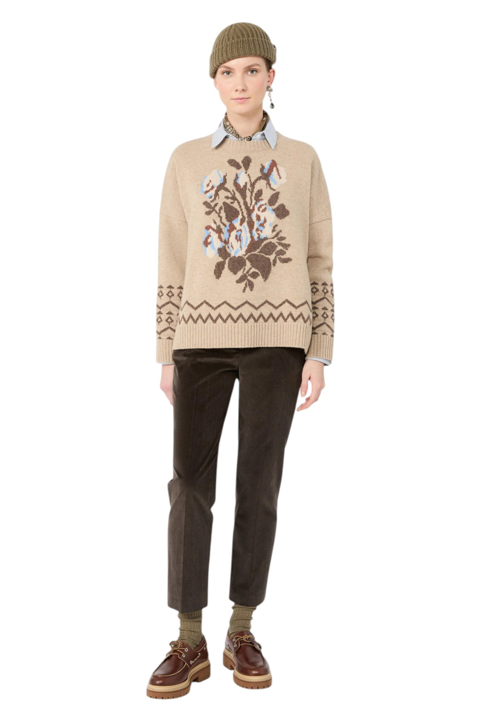 Женский Weekend Max Mara Джемпер PAVIDI из шерсти (цвет ), артикул 2625366232 | Фото 2
