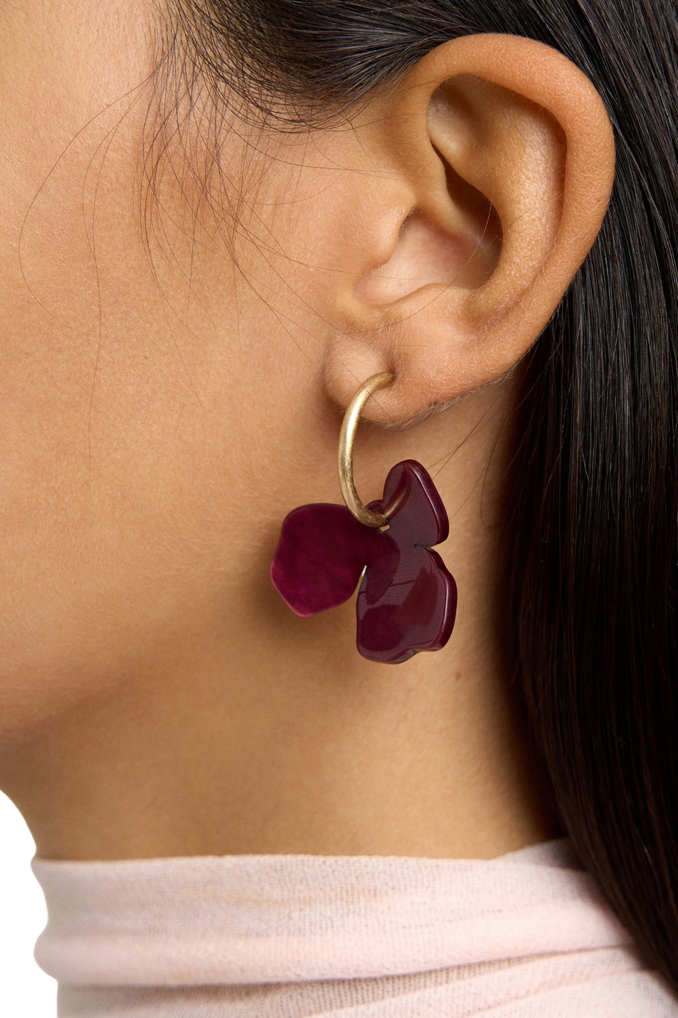 Серьги в форме цветка|Основной цвет:Фиолетовый Женский Parfois Серьги в форме цветка (цвет ), артикул 228753 | Фото 2