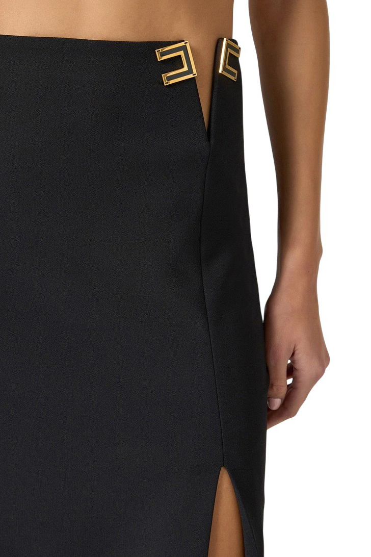 Женский Elisabetta Franchi Юбка с декором (цвет ), артикул GO14761E2 | Фото 5