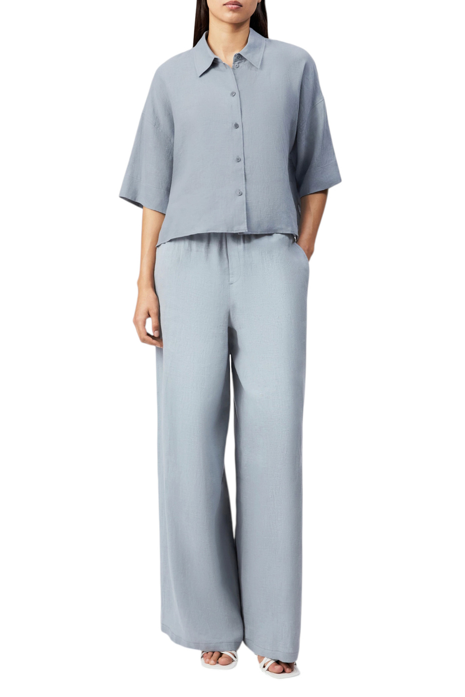 Женский Drykorn Брюки DWINDLE из льна (цвет ), артикул 126082-80864 | Фото 2