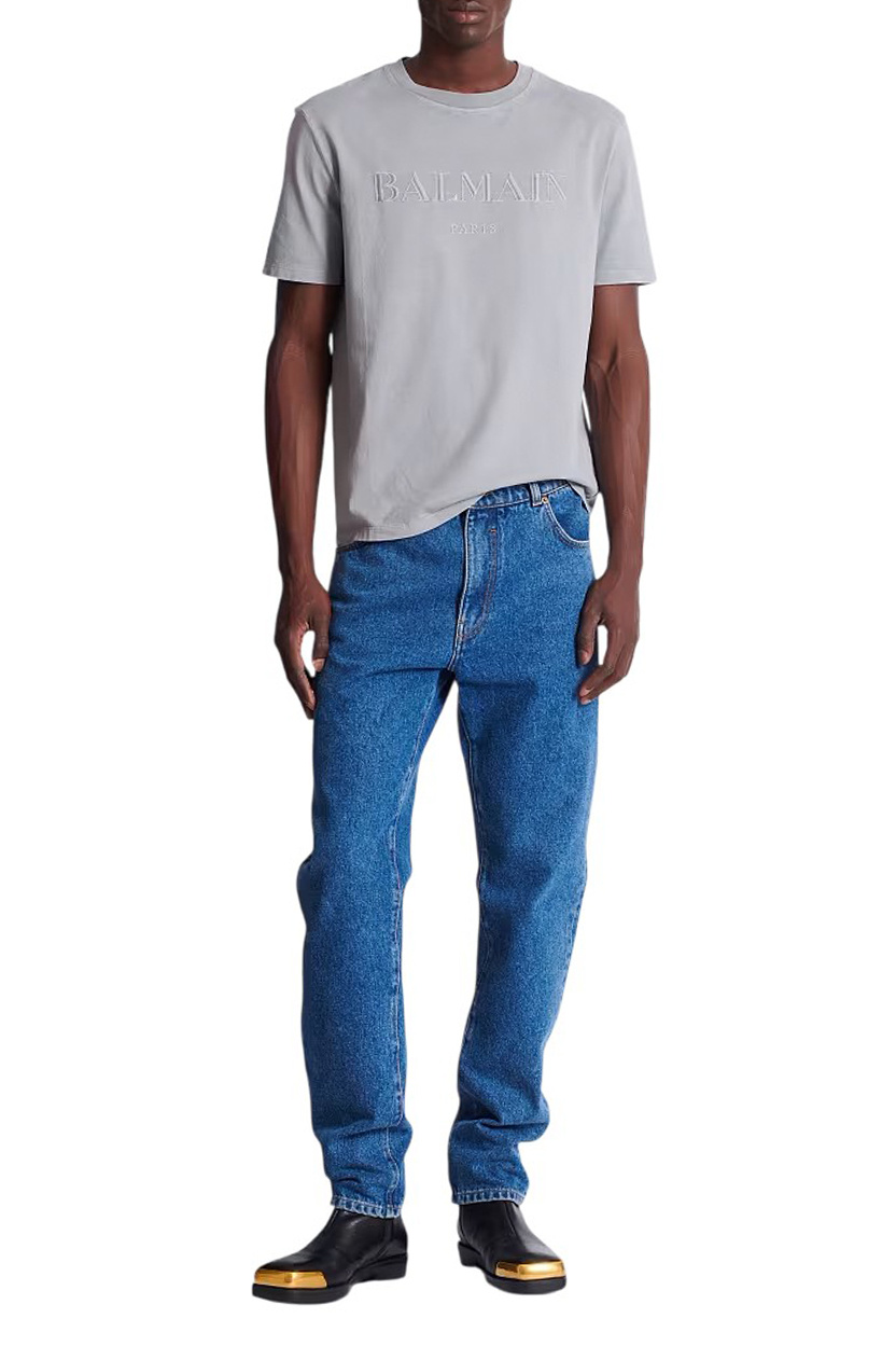 Мужской Balmain Джинсы из хлопка (цвет ), артикул GH1MI043DG08 | Фото 2