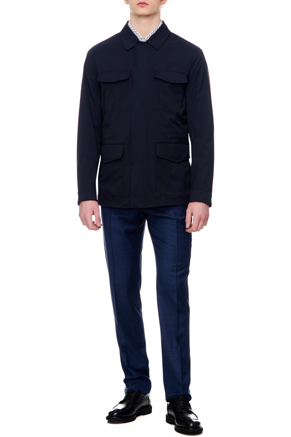 Мужской Canali Куртка на молнии и кнопках с отложным воротником (цвет ), артикул O30359SX01937 | Фото 2