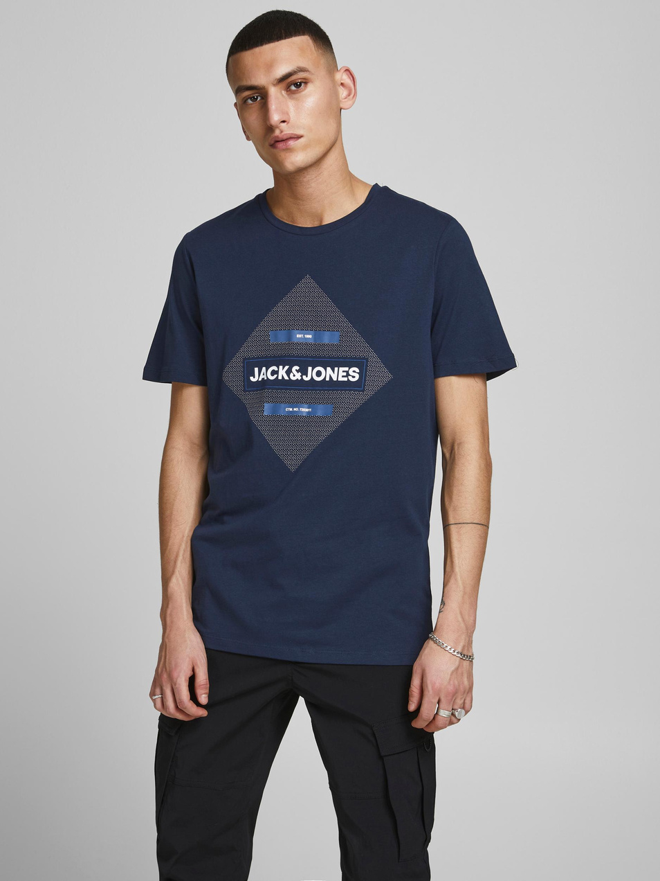 Jack & Jones Футболка с логотипом (цвет ), артикул 12188039 | Фото 4