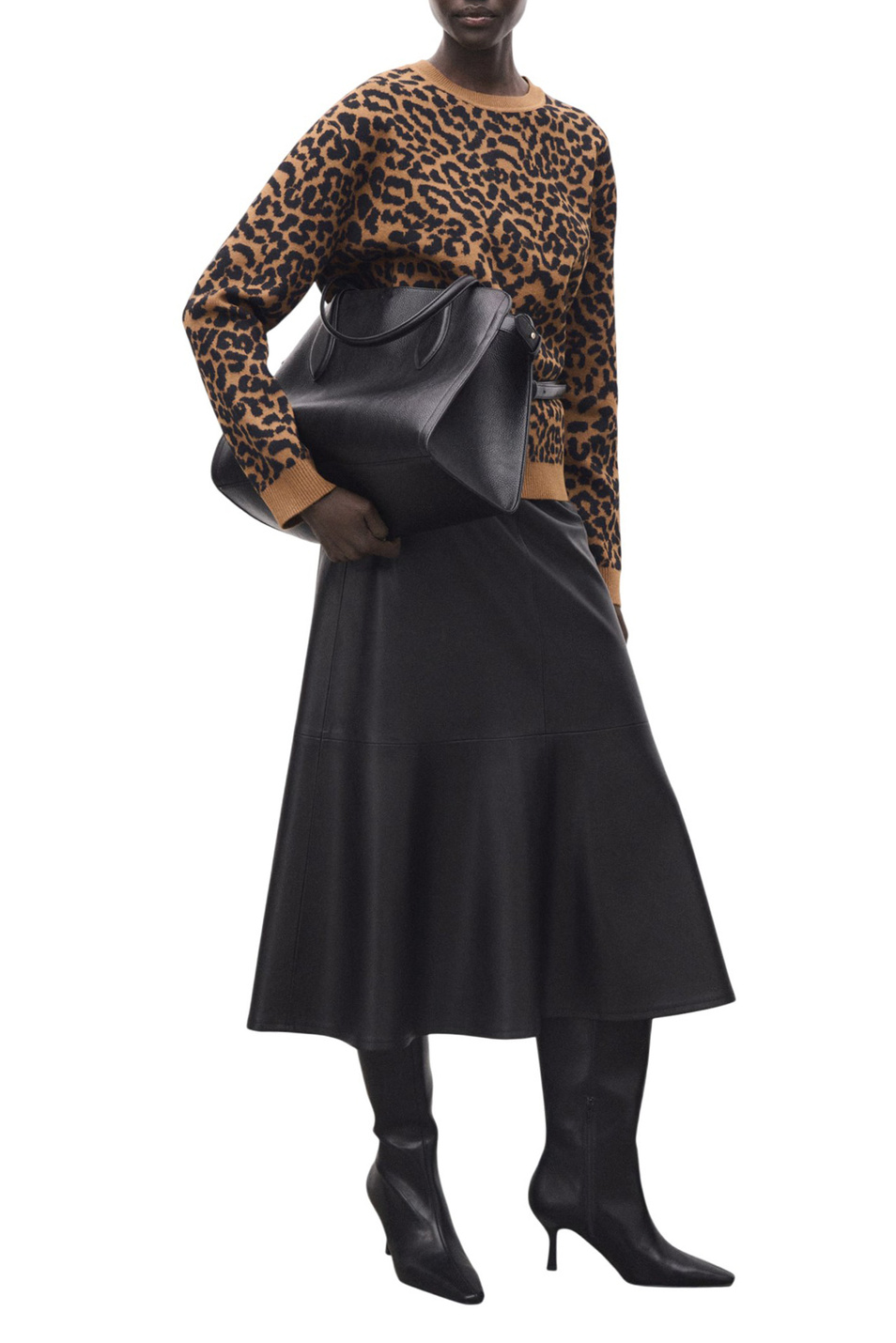 Женский Mango Джемпер LEONA с леопардовым принтом (цвет ), артикул 17026349 | Фото 2