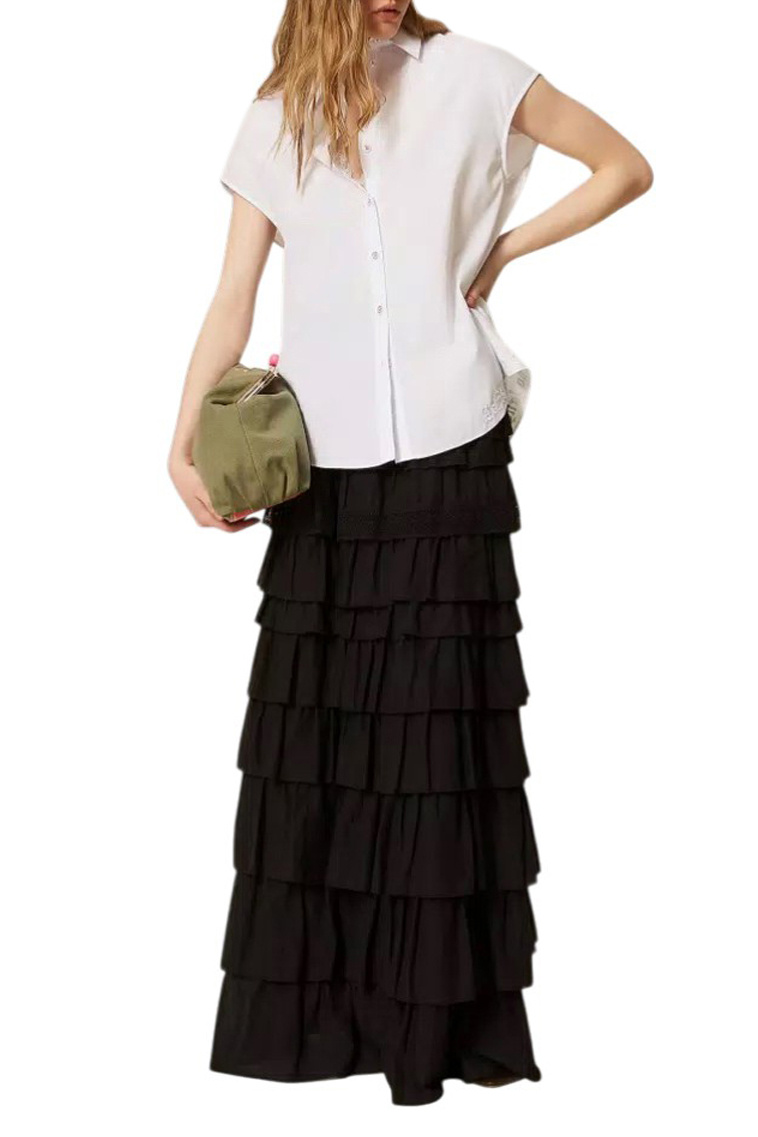 Женский TWINSET Milano Рубашка MYFO с вышивкой (цвет ), артикул 261AQ2032 | Фото 2