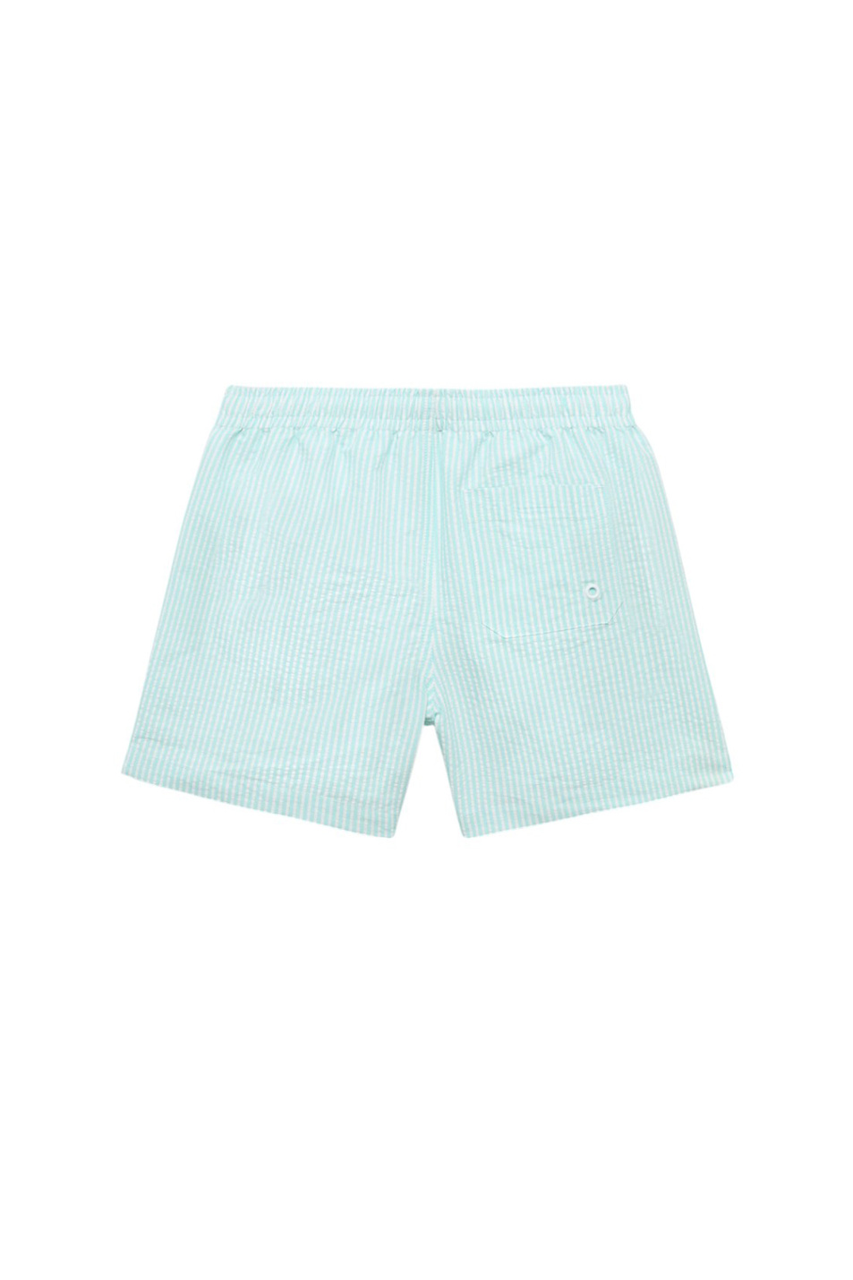 Мальчикам Mango Kids Шорты для плавания WATERKB из смесового хлопка (цвет ), артикул 87005967 | Фото 2