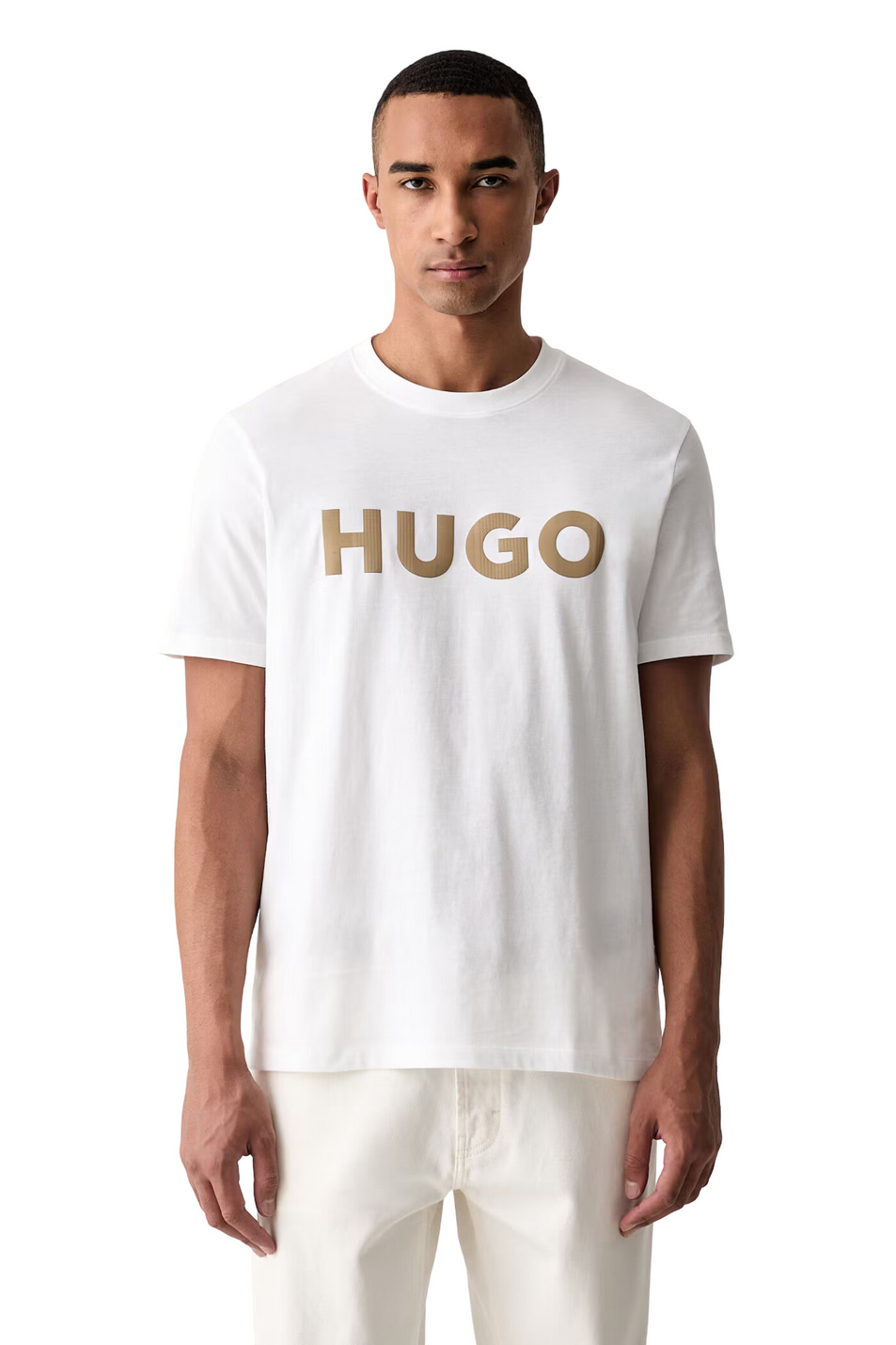 Мужской HUGO Футболка Dulivio_U263 из хлопка с логотипом (цвет ), артикул 50564790 | Фото 4