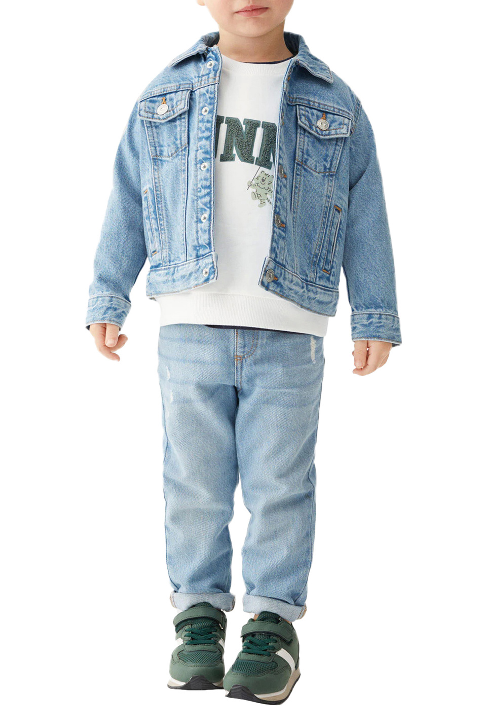 Мальчикам Mango Kids Куртка джинсовая DIEGO (цвет ), артикул 47002879 | Фото 3