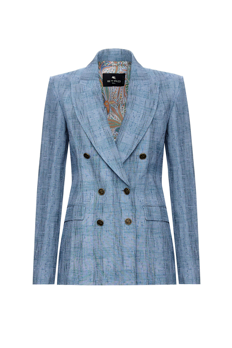 Женский Etro Пиджак двубортный (цвет ), артикул WRCA001099TTE36S9883 | Фото 1