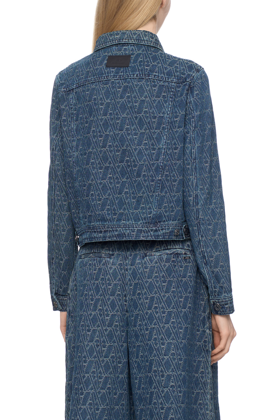Женский Armani Exchange Куртка джинсовая с логотипом (цвет ), артикул XW000556-AF12844 | Фото 4