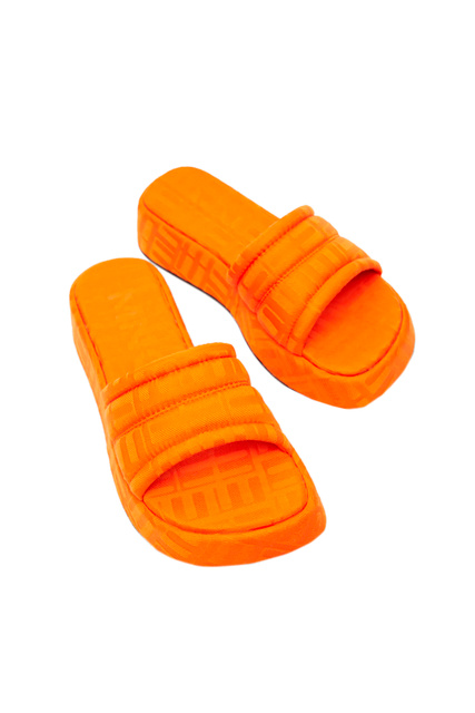 Стеганые шлепанцы PADDI1|Основной цвет:Оранжевый|Артикул:27036310 | Фото 2