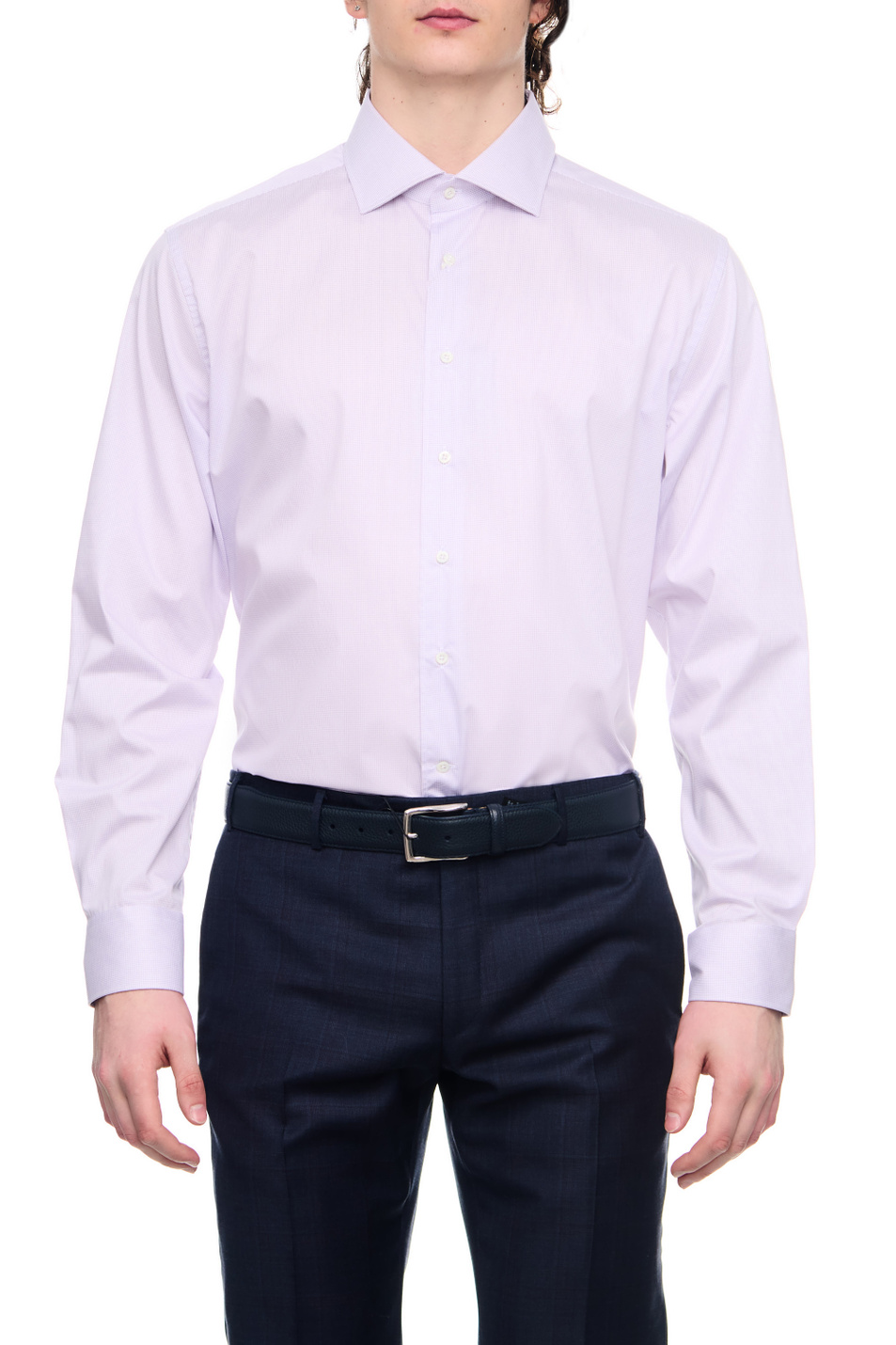 Мужской Corneliani Рубашка из натурального хлопка (цвет ), артикул 91P100-2111270 | Фото 1