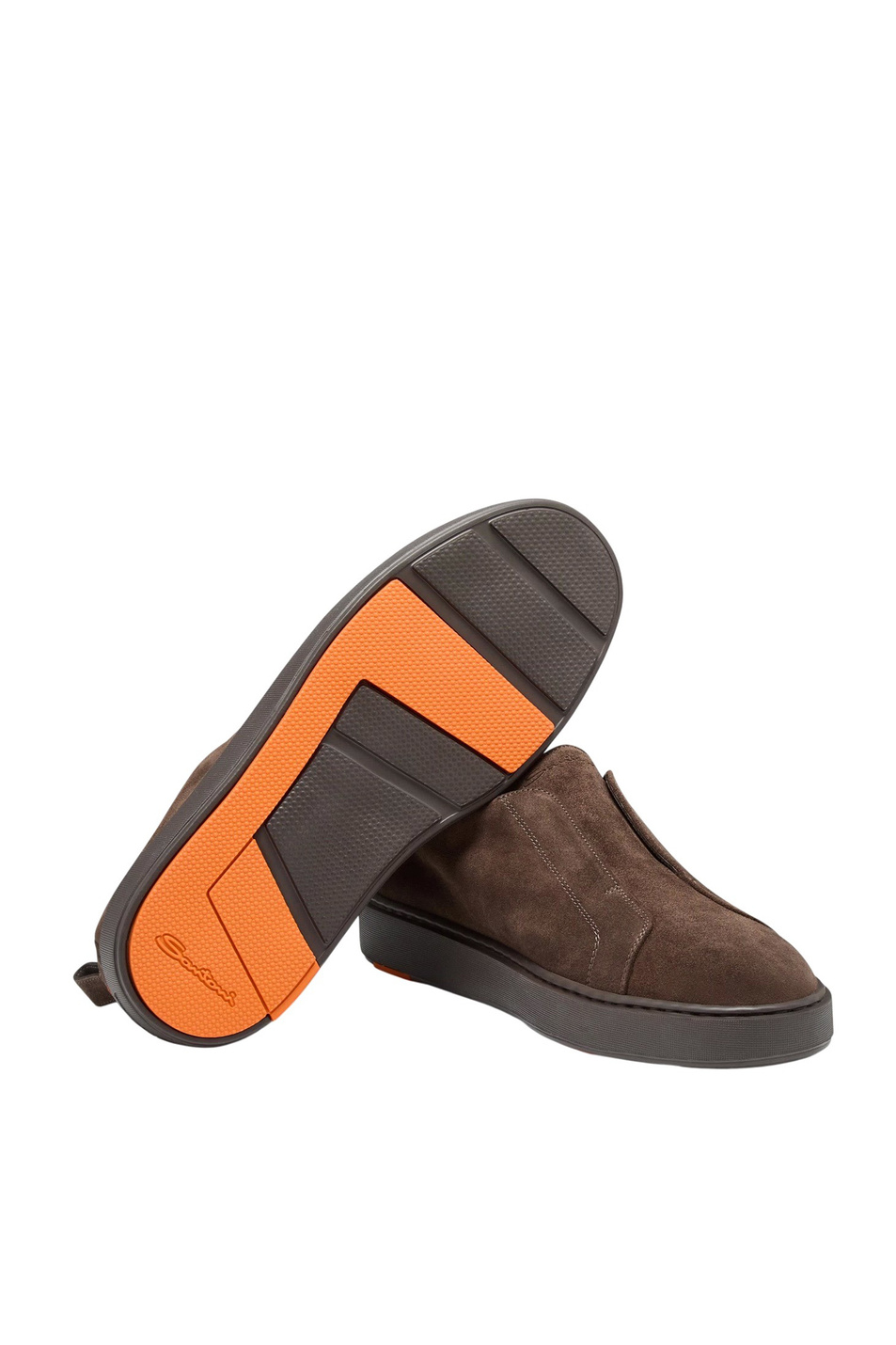 Мужской Santoni Кеды VICTORY из натуральной замши (цвет ), артикул MBCD21995SMOTSEYT50 | Фото 3
