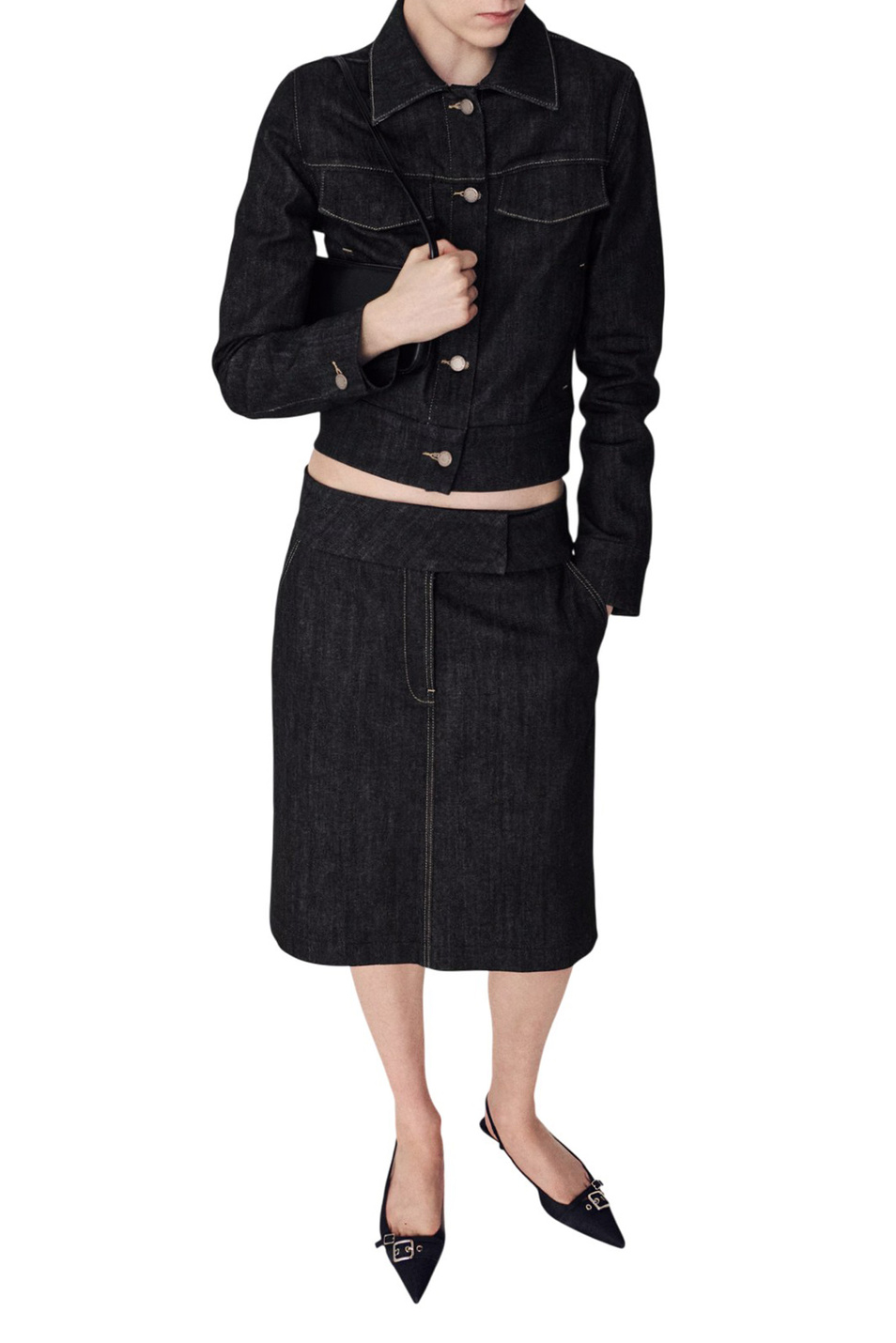 Женский Mango Юбка джинсовая JOLIE (цвет ), артикул 27053319 | Фото 2