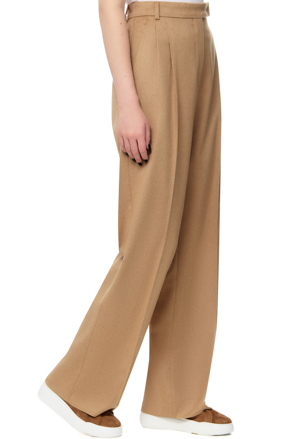 Женский Max Mara Брюки SAND из верблюжьей шерсти (цвет ), артикул 2311361639 | Фото 5