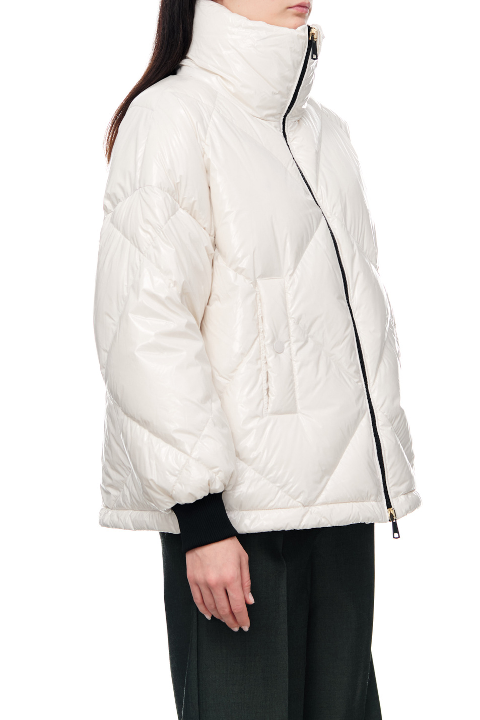 Женский Weekend Max Mara Куртка ERNESTA с контрастными манжетами и молнией (цвет ), артикул 54860423 | Фото 6