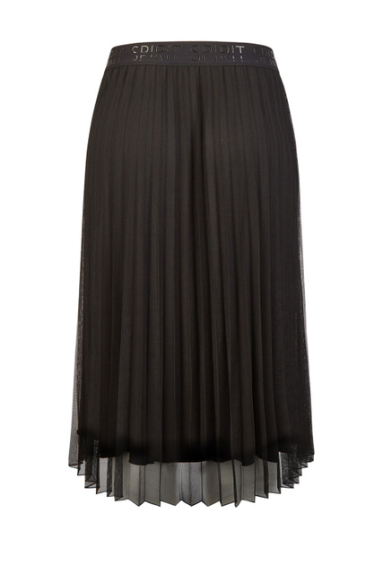 Плиссированная юбка|Основной цвет:Черный|Артикул:49-513141 | Фото 2