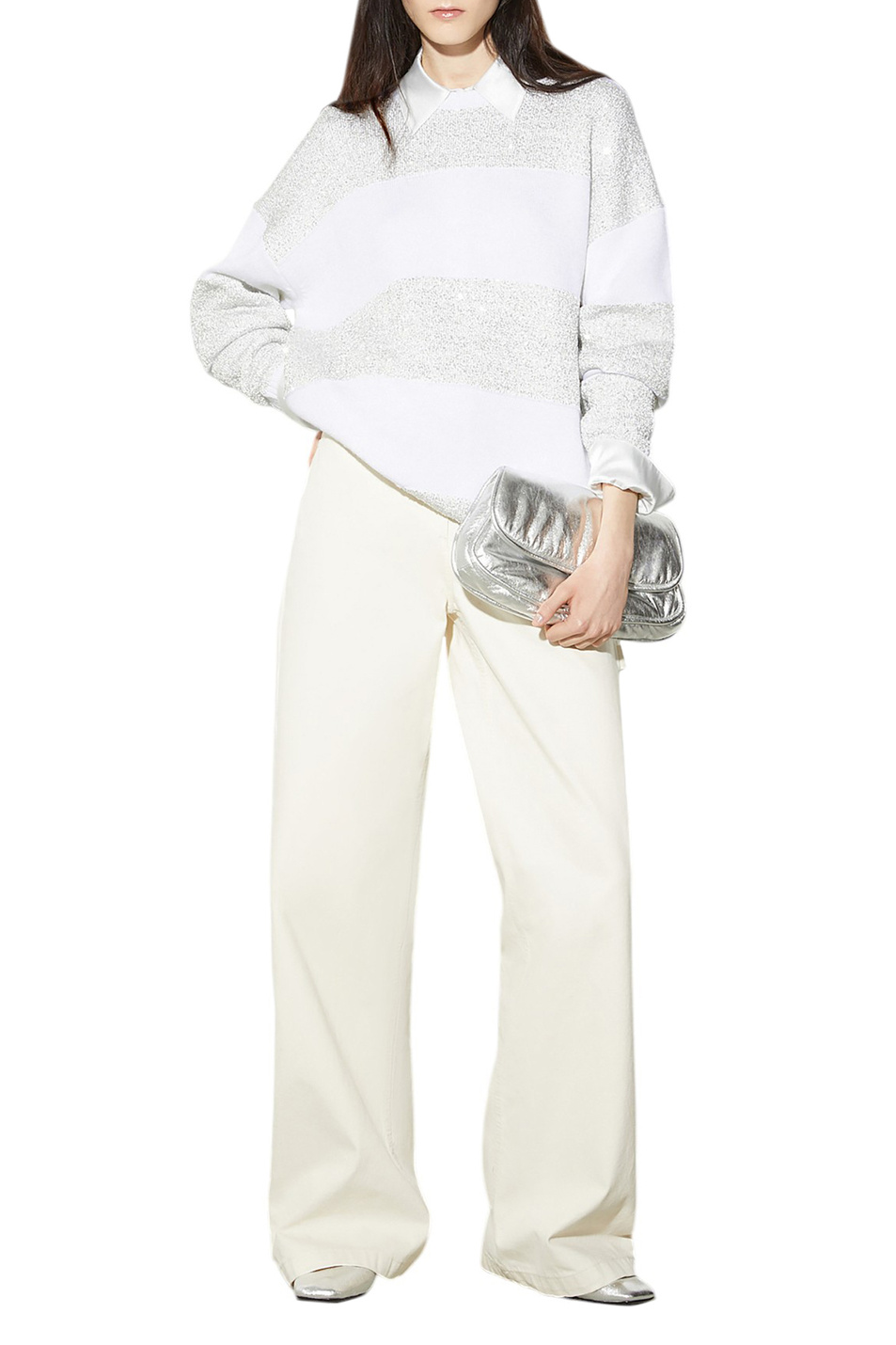 Женский MAX&Co. Джемпер NYLON с пайетками (цвет ), артикул 2516361121 | Фото 2