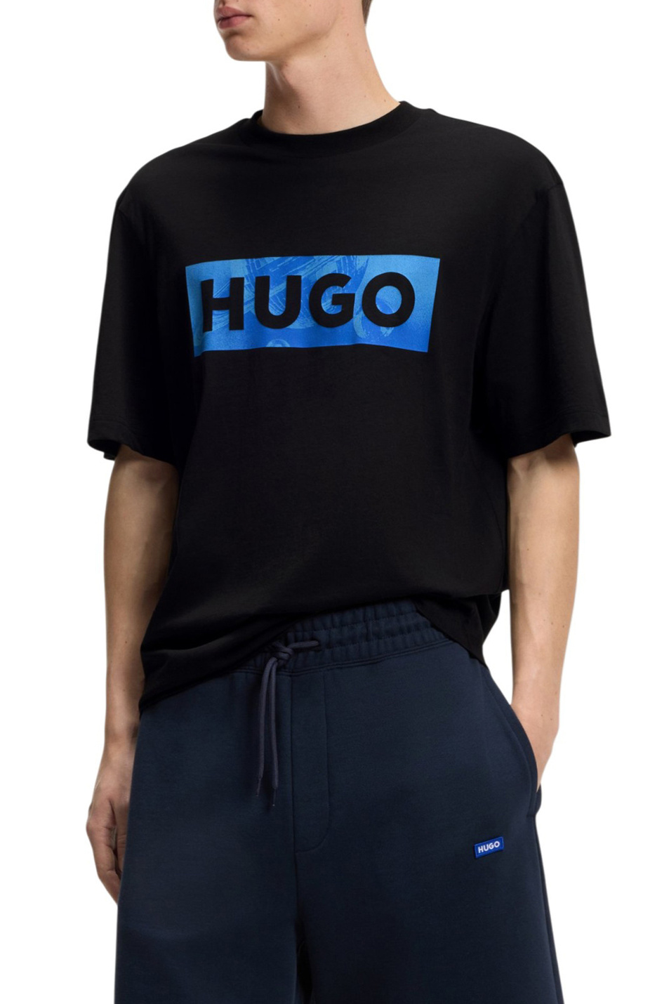 Мужской HUGO Футболка Nalien из хлопка (цвет ), артикул 50560060 | Фото 3