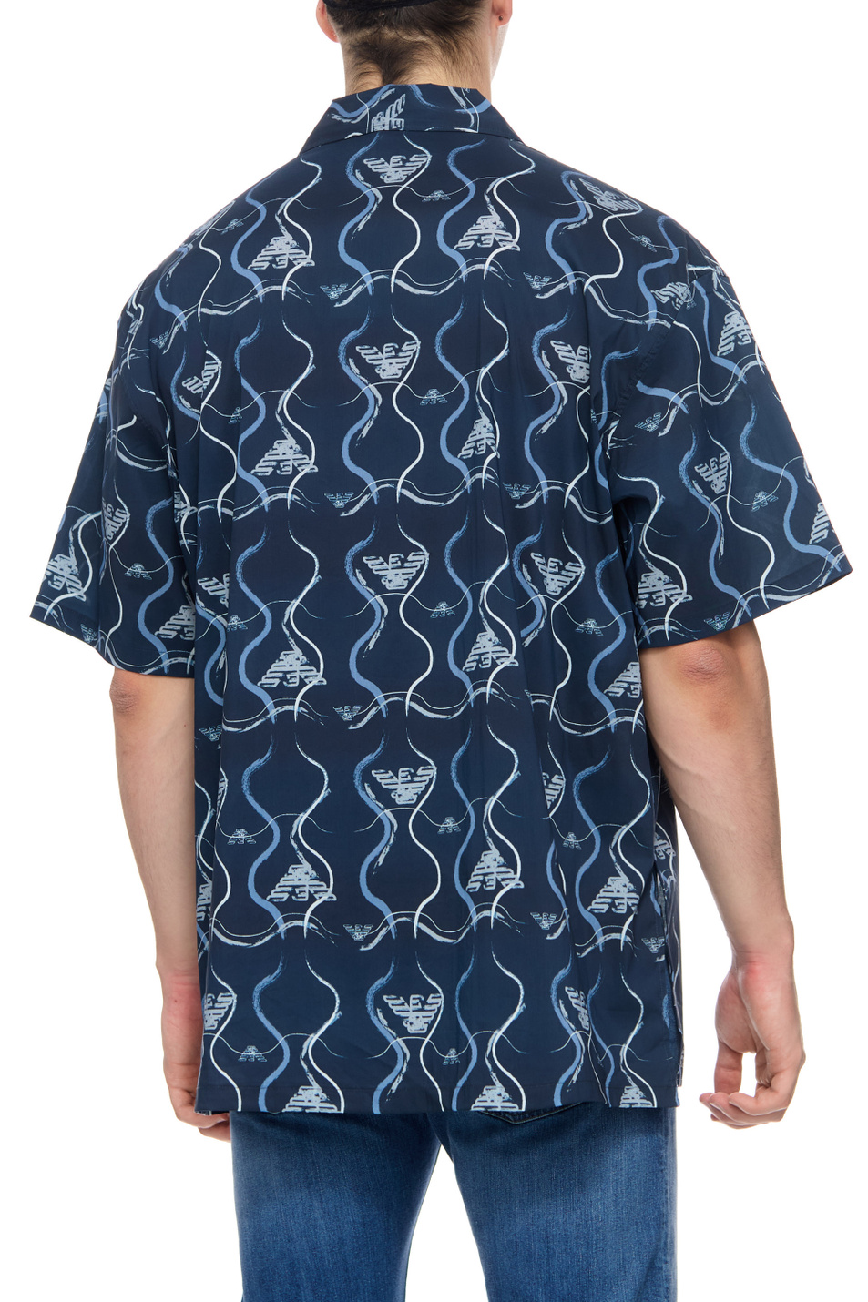 Мужской Emporio Armani Рубашка с принтом (цвет ), артикул 211846-3R466 | Фото 4