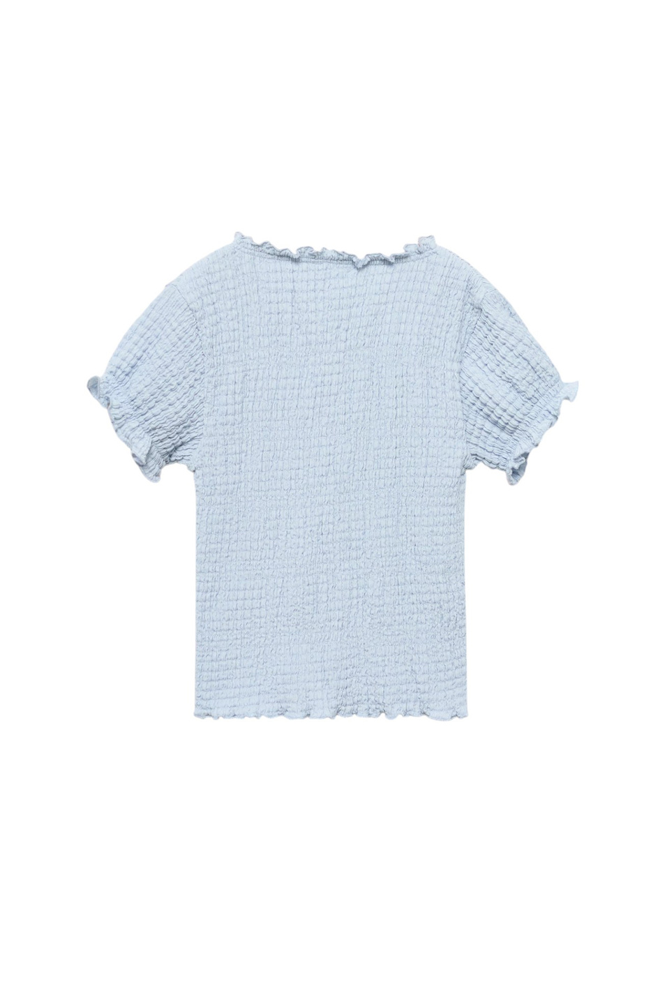 Девочкам Mango Kids Футболка VALM со сборками (цвет ), артикул 87025979 | Фото 2