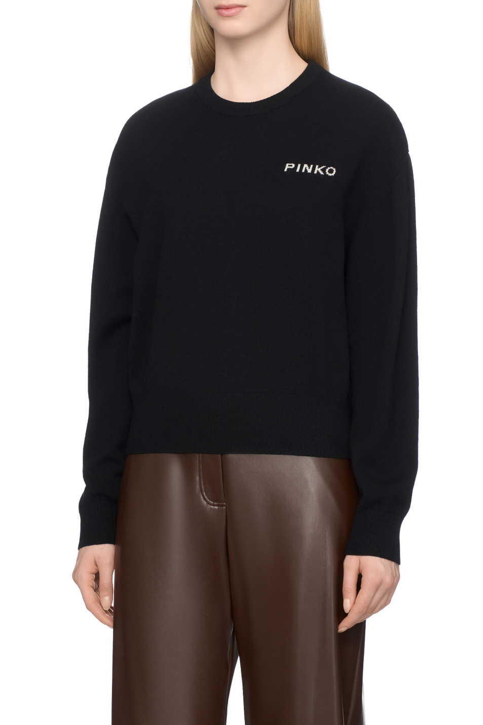 Женский Pinko Джемпер MARTINICA с логотиопм (цвет ), артикул 105561A2SI | Фото 4