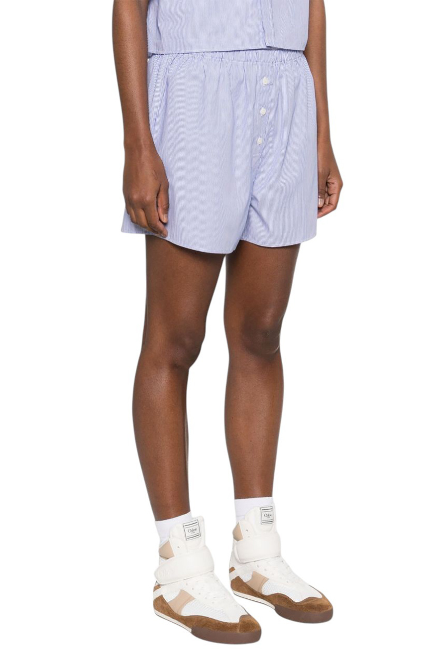 Женский Sporty & Rich Шорты Mini Boxer из хлопка (цвет ), артикул SH035606302ST02 | Фото 4