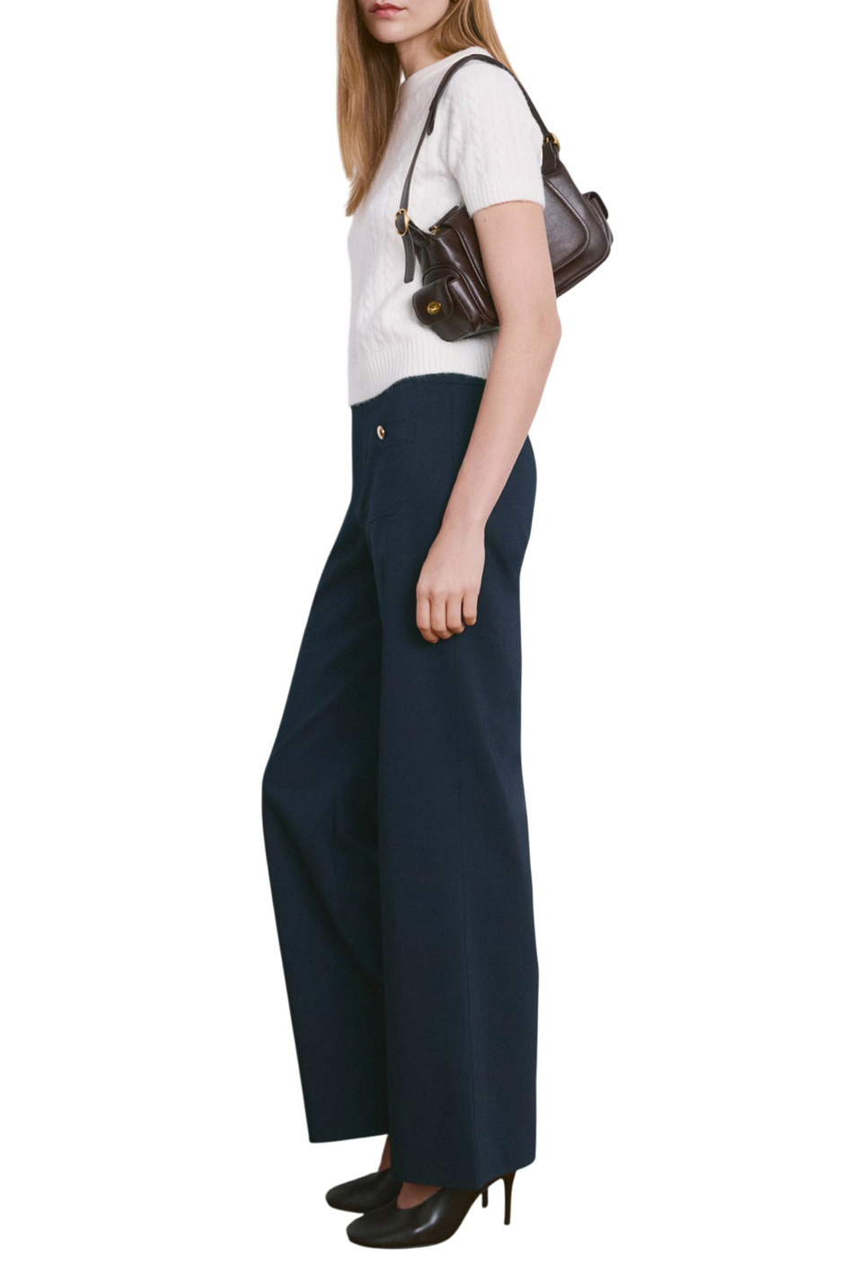 Женский Mango Брюки BUTTON прямого кроя (цвет ), артикул 27074094 | Фото 2