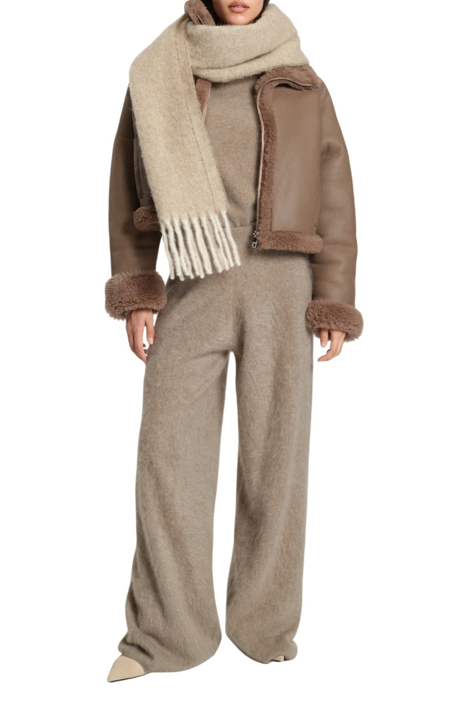 Свитер Frovina из кашемира|Основной цвет:Бежевый Женский BOSS Свитер Frovina из кашемира (цвет ), артикул 50550806 | Фото 2