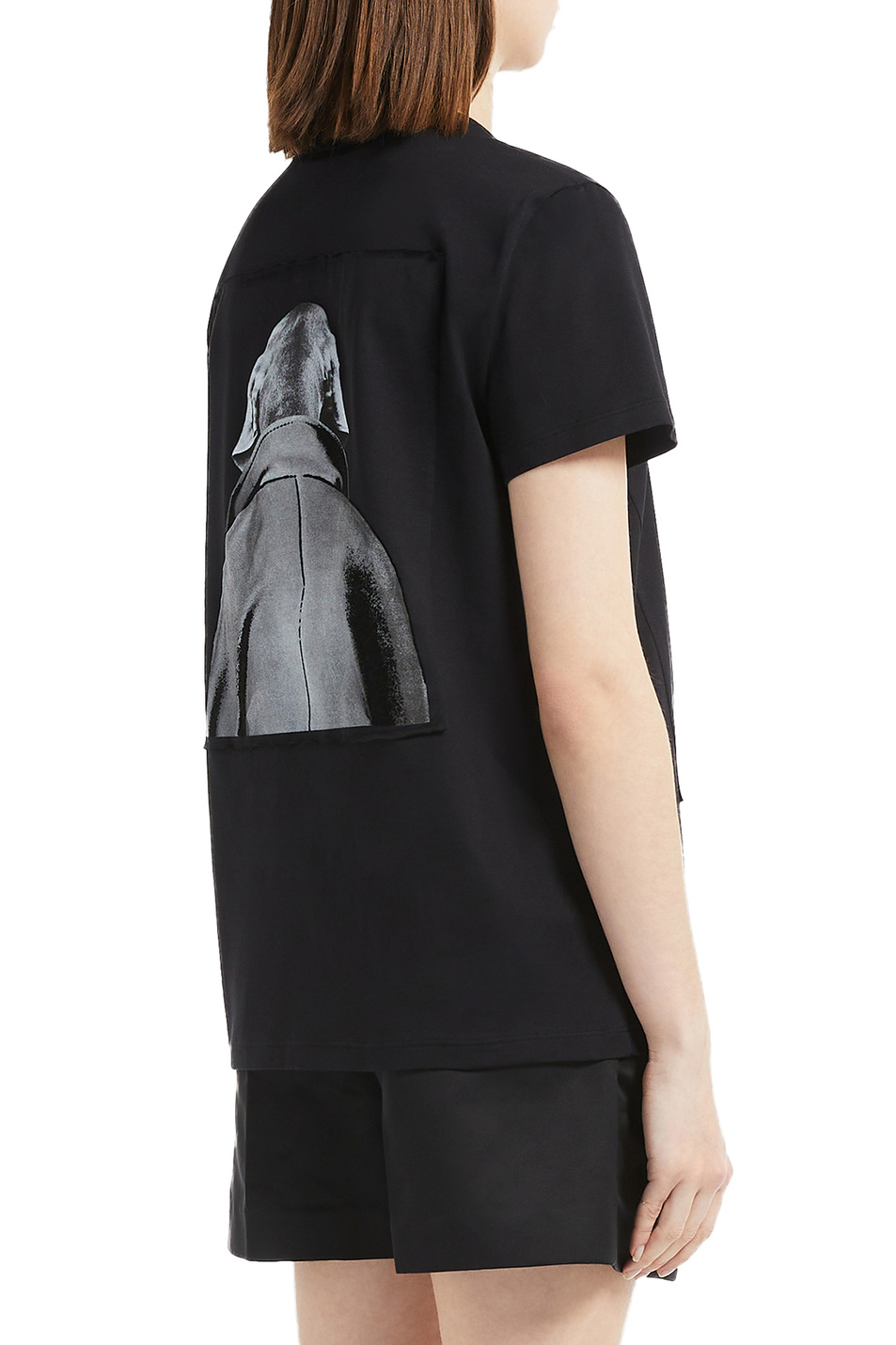 Футболка MMDOG из натурального хлопка|Основной цвет:Черный Женский Max Mara Футболка MMDOG из натурального хлопка (цвет ), артикул 19460323 | Фото 4