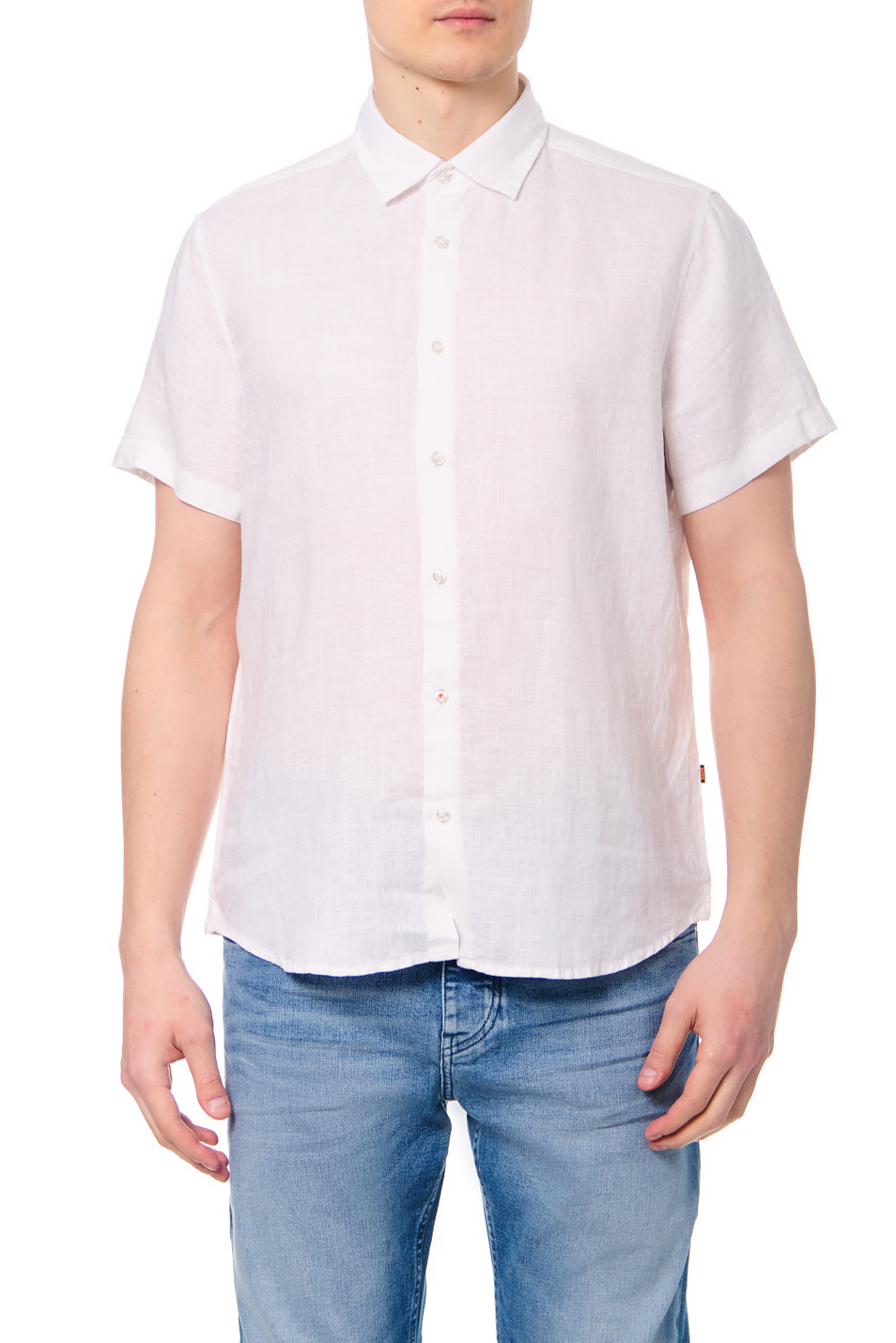 BOSS Рубашка из чистого льна (цвет ), артикул 50467417 | Фото 1