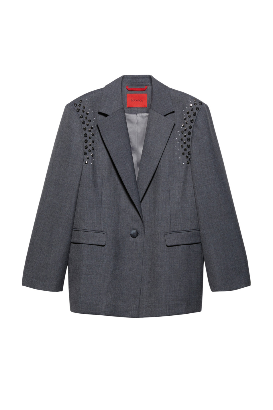 Женский MAX&Co. Пиджак MCOAFFINE свободного кроя со стразами (цвет ), артикул 2616041071 | Фото 1