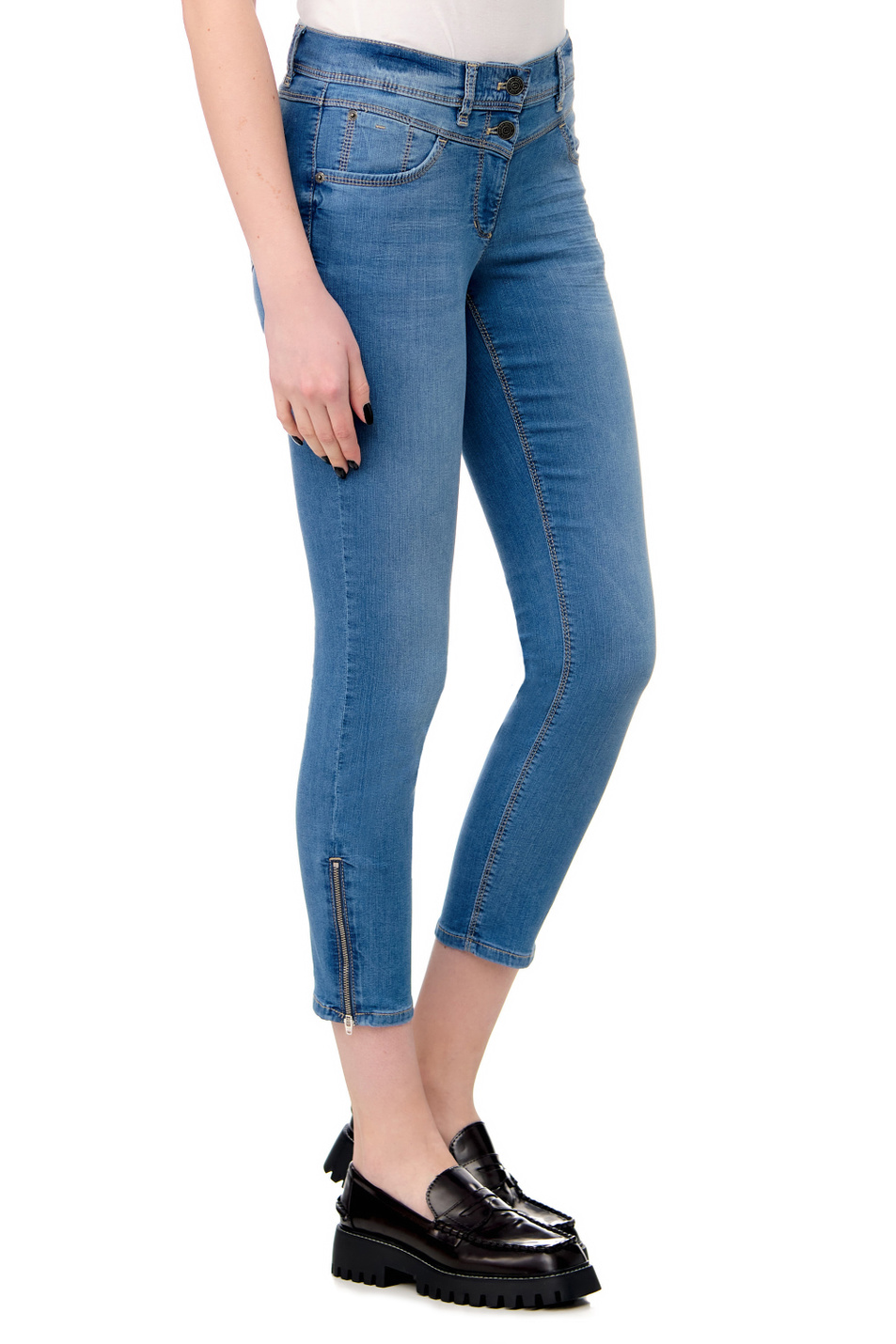 Женский Gerry Weber Джинсы из лиоцелла и хлопка (цвет ), артикул 622057-66835-Best4me Ligh | Фото 5