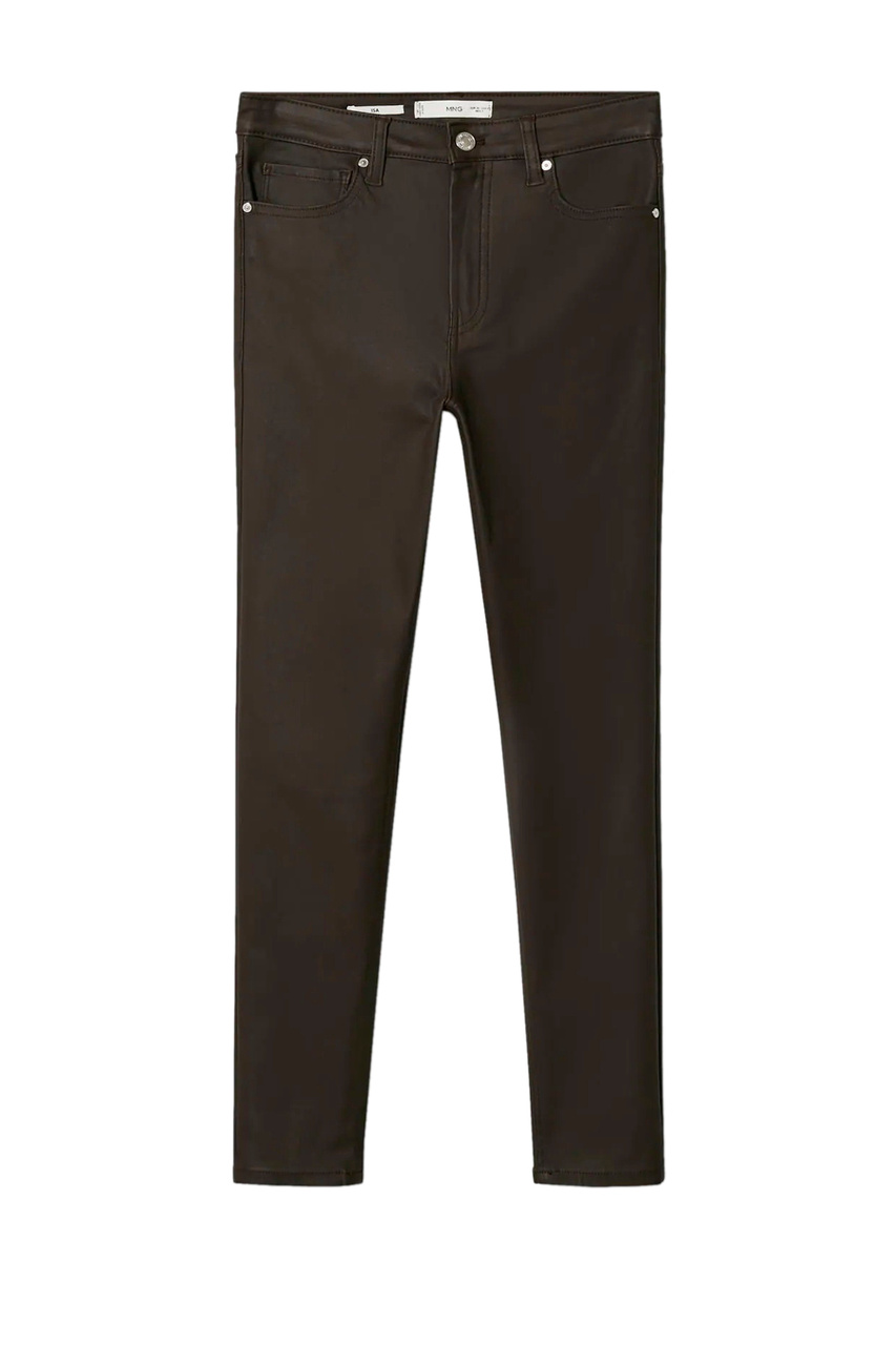 Укороченные джинсы скинни ISA|Основной цвет:Коричневый|Артикул:37077708 | Фото 1