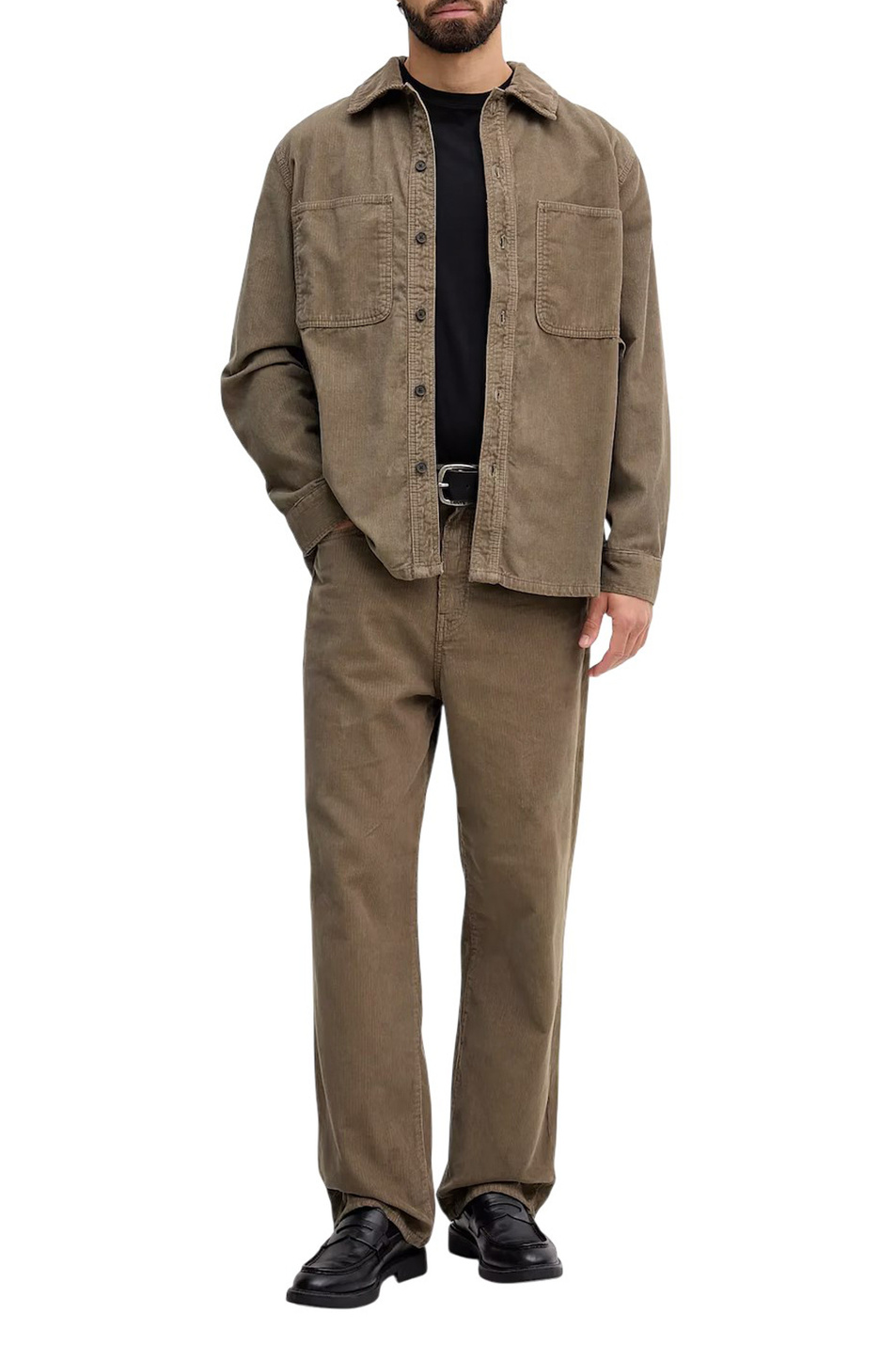 Брюки вельветовые|Основной цвет:Хаки Мужской Armani Exchange Брюки вельветовые (цвет ), артикул XM001156-AF18825 | Фото 3