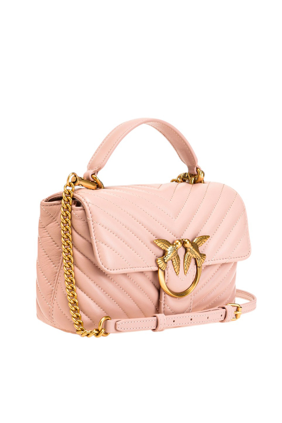 Женский Pinko Сумка LOVE LADY PUFF MINI из натуральной кожи (цвет ), артикул 100044A0GK | Фото 3