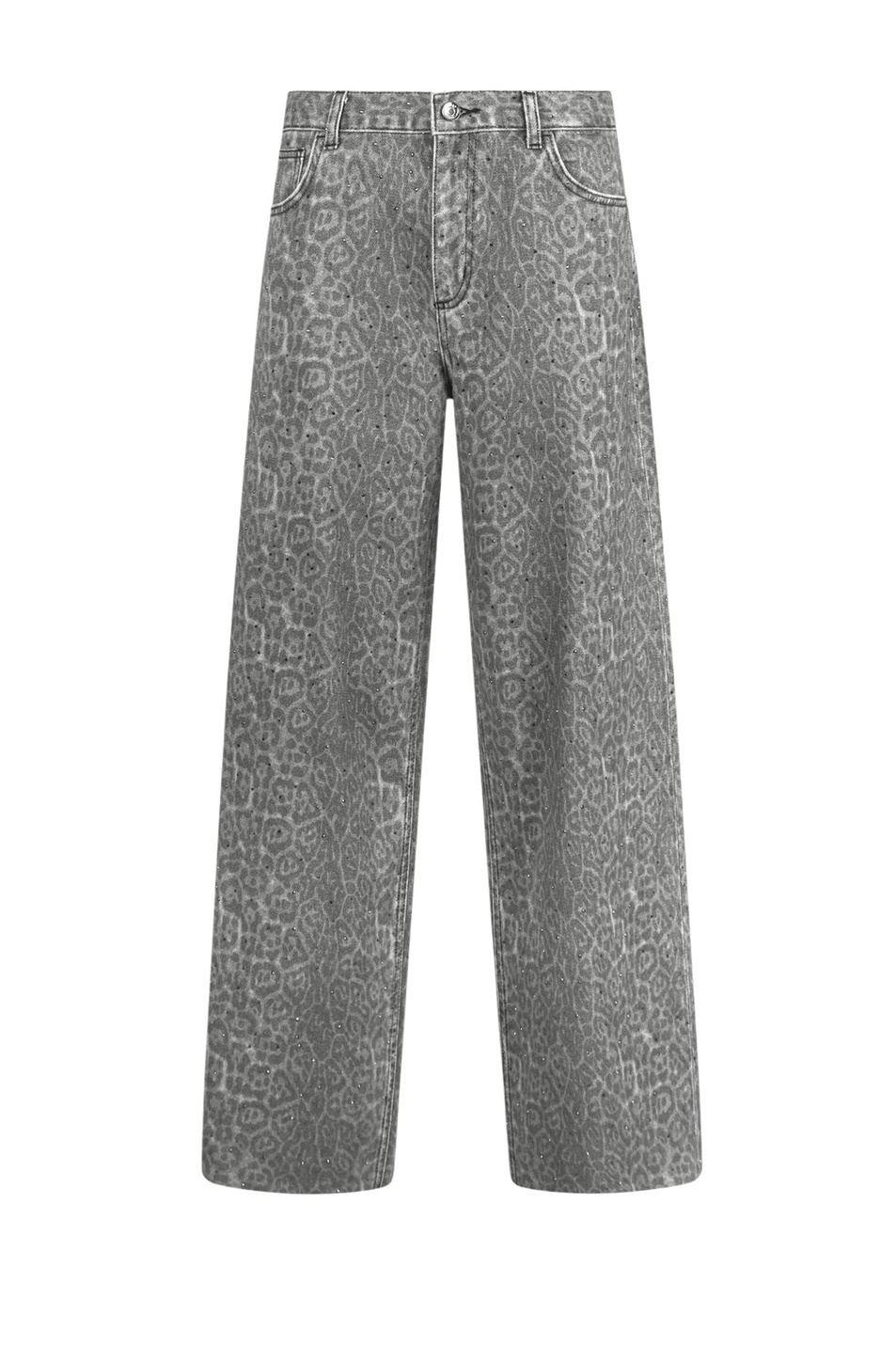 Женский Liu Jo Джинсы с принтом и стразами (цвет ), артикул MF5333T160A | Фото 1