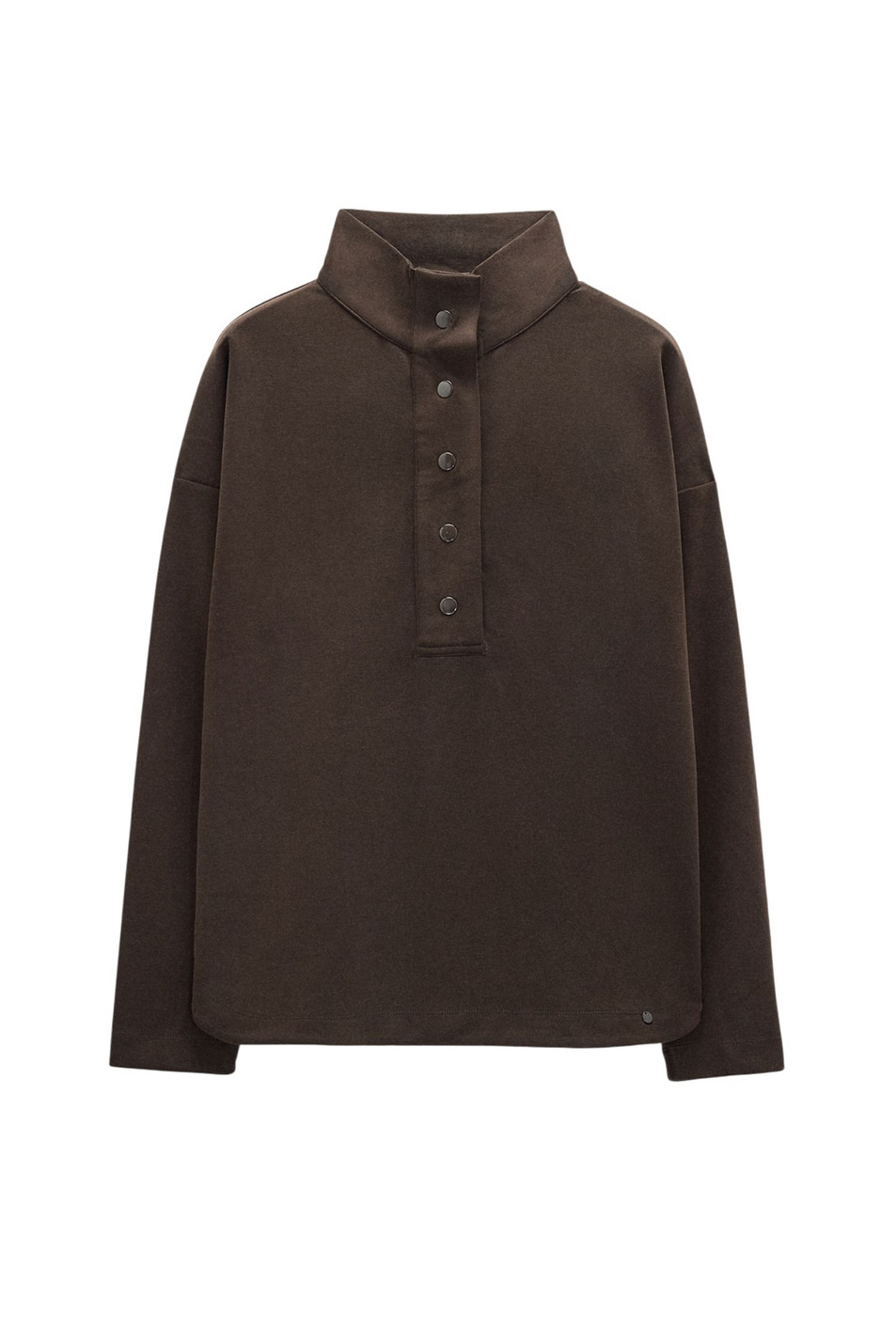 Толстовка однотонная|Основной цвет:Коричневый Женский Parfois Толстовка однотонная (цвет ), артикул 239493 | Фото 1