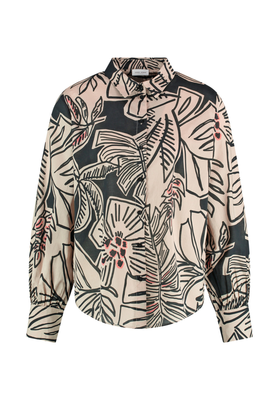 Женский Gerry Weber Рубашка из натурального хлопка с принтом (цвет ), артикул 360002-31438 | Фото 1
