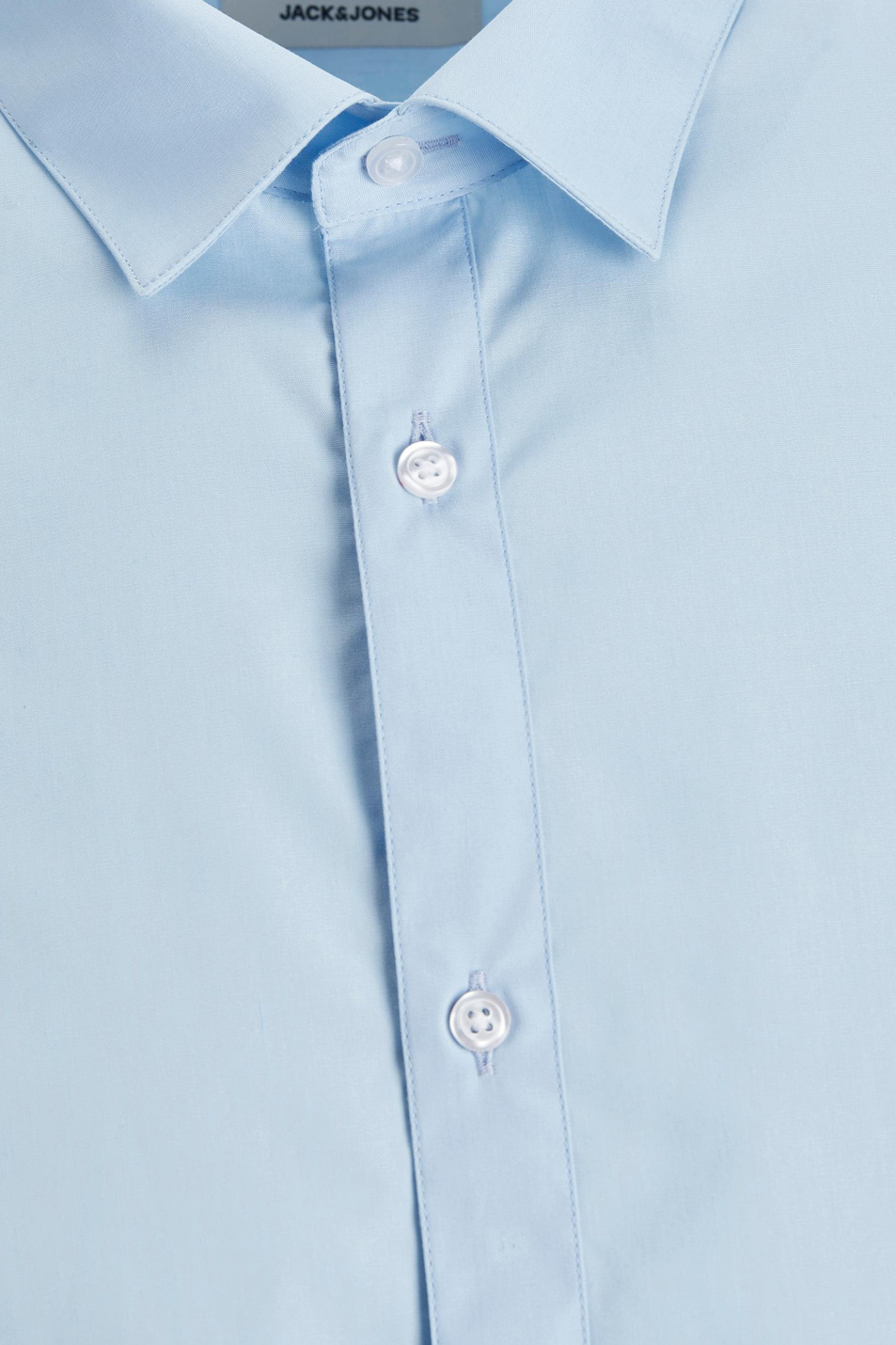 Jack & Jones Однотонная рубашка из смесового хлопка (цвет ), артикул 12187222 | Фото 2