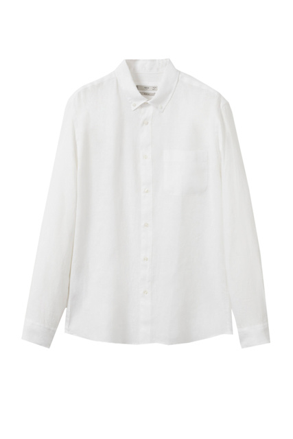 Льняная рубашка AVISPA узкого кроя|Основной цвет:Белый|Артикул:27005586 | Фото 1