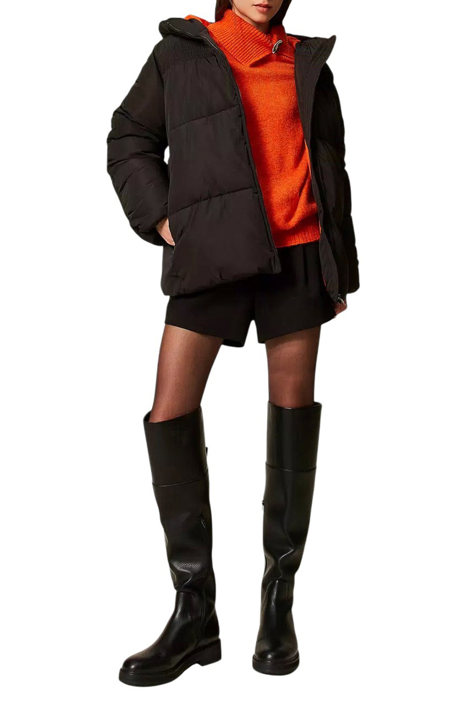 Женский TWINSET Milano Куртка стеганая с капюшоном (цвет ), артикул 252AT2170 | Фото 2