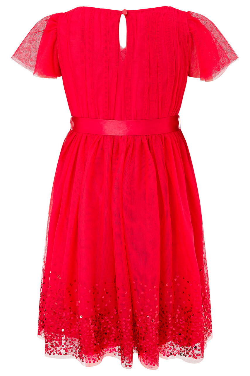 Monsoon Платье с запахом из тюля с пайетками (цвет ), артикул 915252 | Фото 2