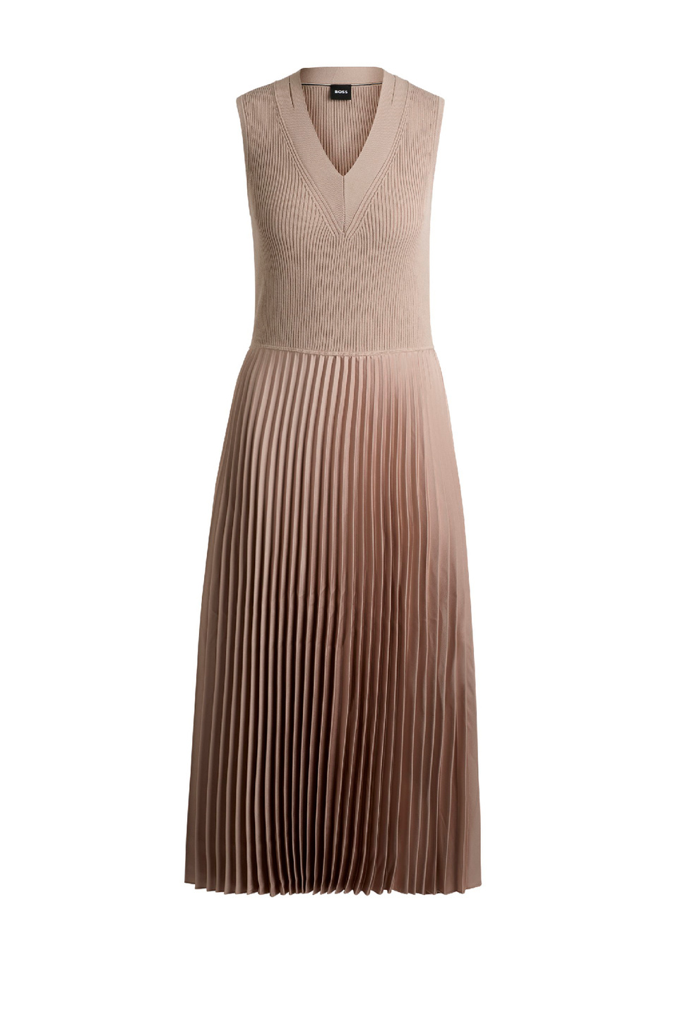 Женский BOSS Платье-плиссе однотонное (цвет ), артикул 50509325 | Фото 1