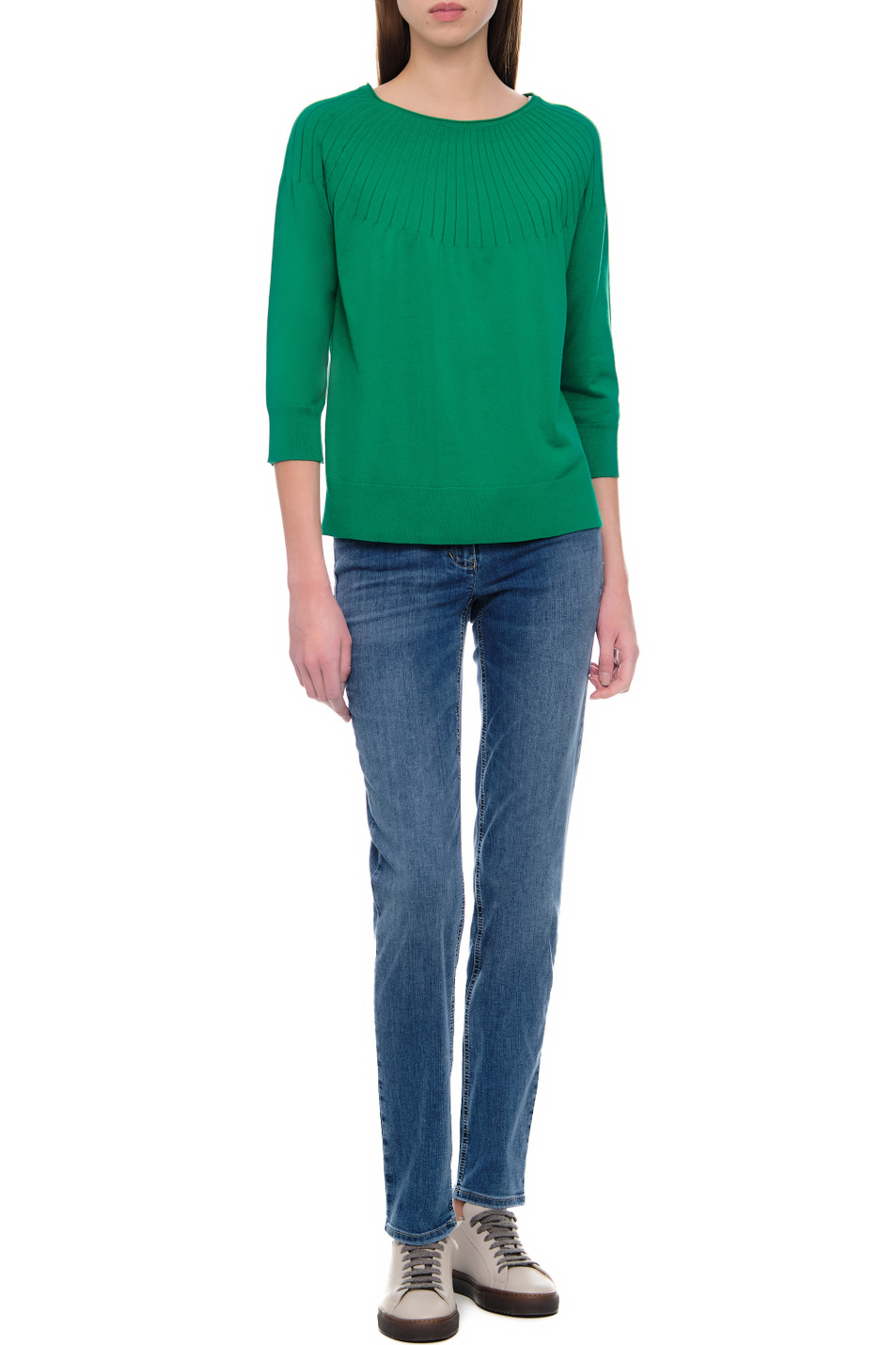Женский Gerry Weber Джемпер с рукавом 3/4 (цвет ), артикул 978016-35711 | Фото 3