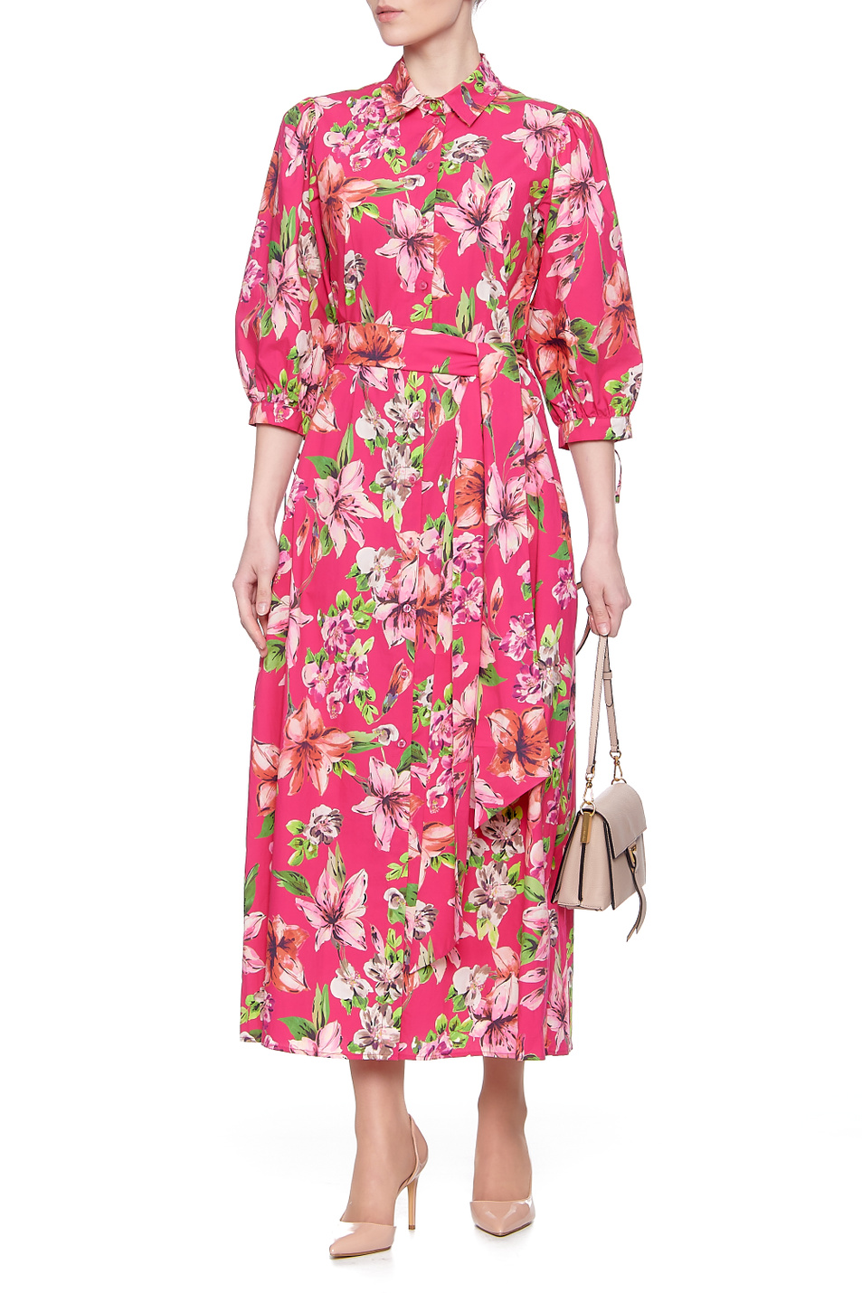 Liu Jo Платье-рубашка с цветочным принтом (цвет ), артикул WA1292T4824 | Фото 2