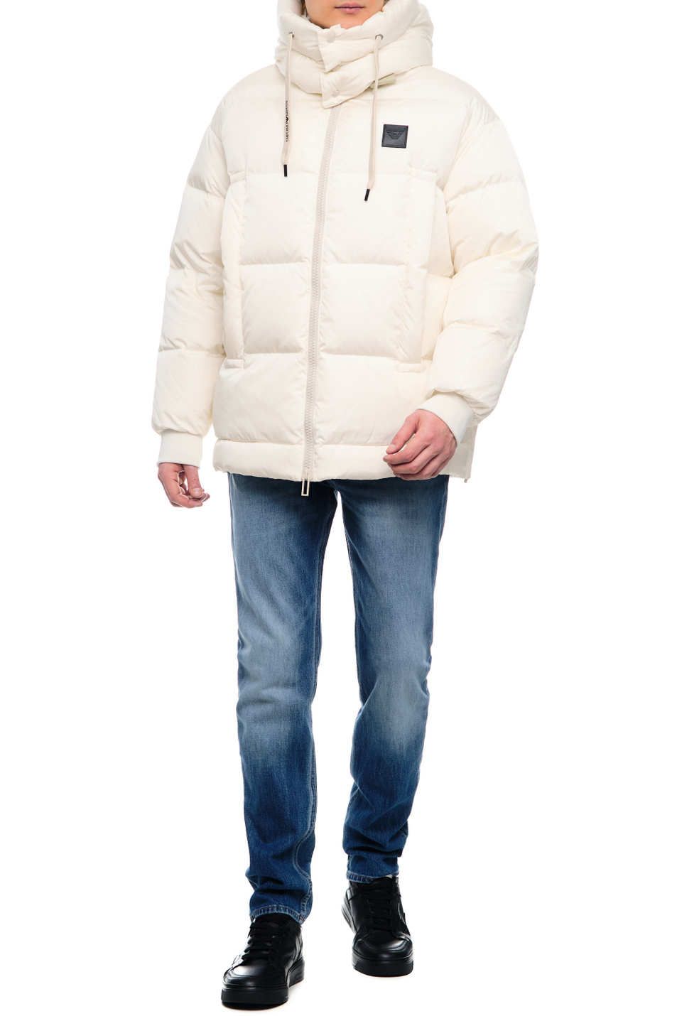 Мужской Emporio Armani Стеганая куртка со съемным капюшоном (цвет ), артикул 6L1BU4-1NQTZ | Фото 2