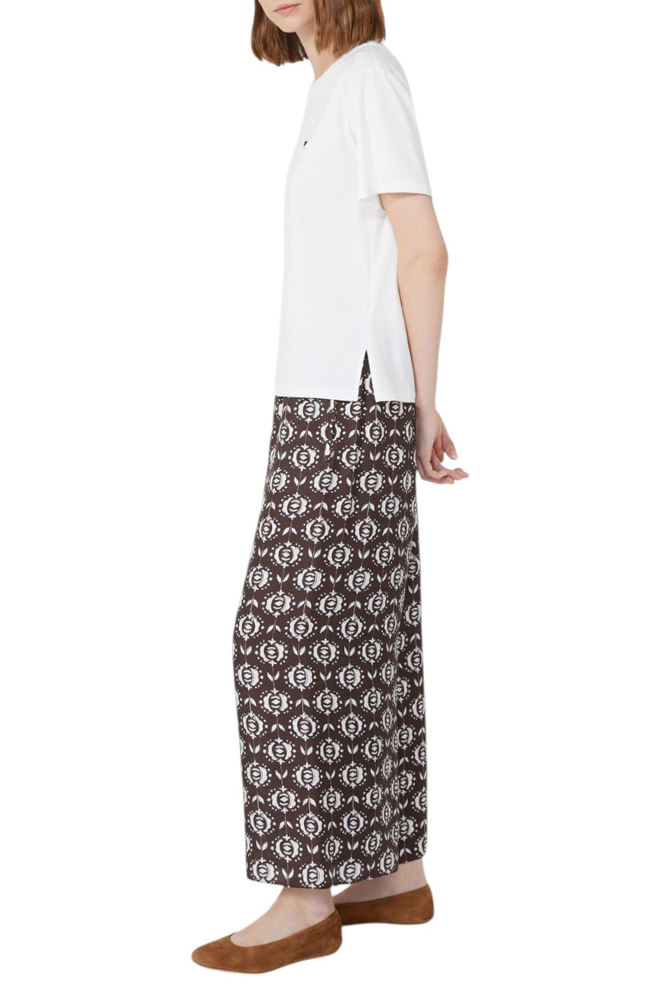 Женский Weekend Max Mara Футболка VENACO однотонная (цвет ), артикул 2525976021 | Фото 2