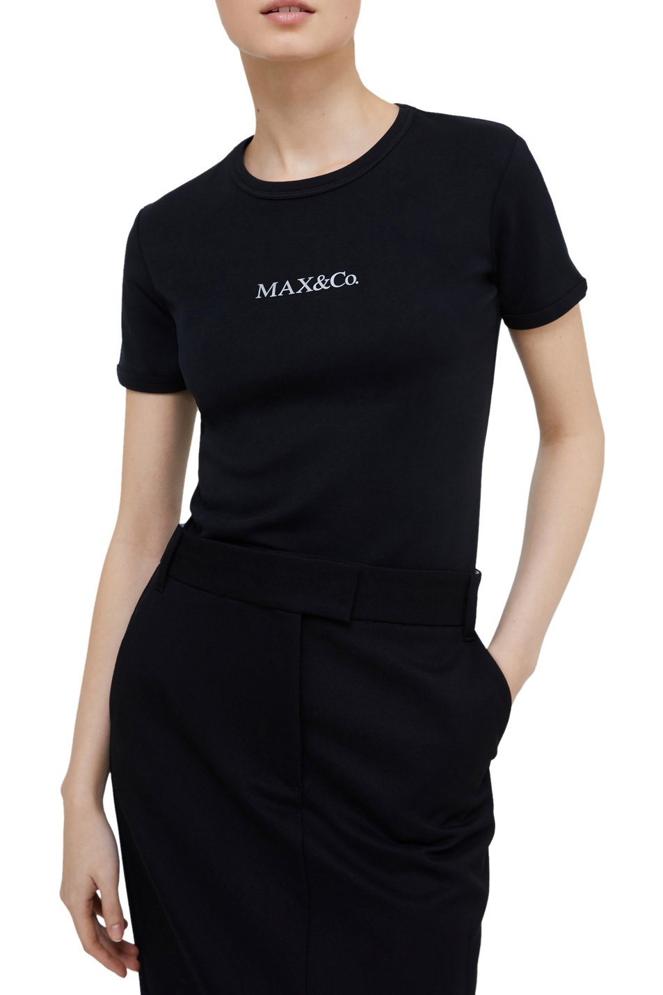 Женский MAX&Co. Футболка LOGOTEE с логотипом (цвет ), артикул 2528976014 | Фото 3